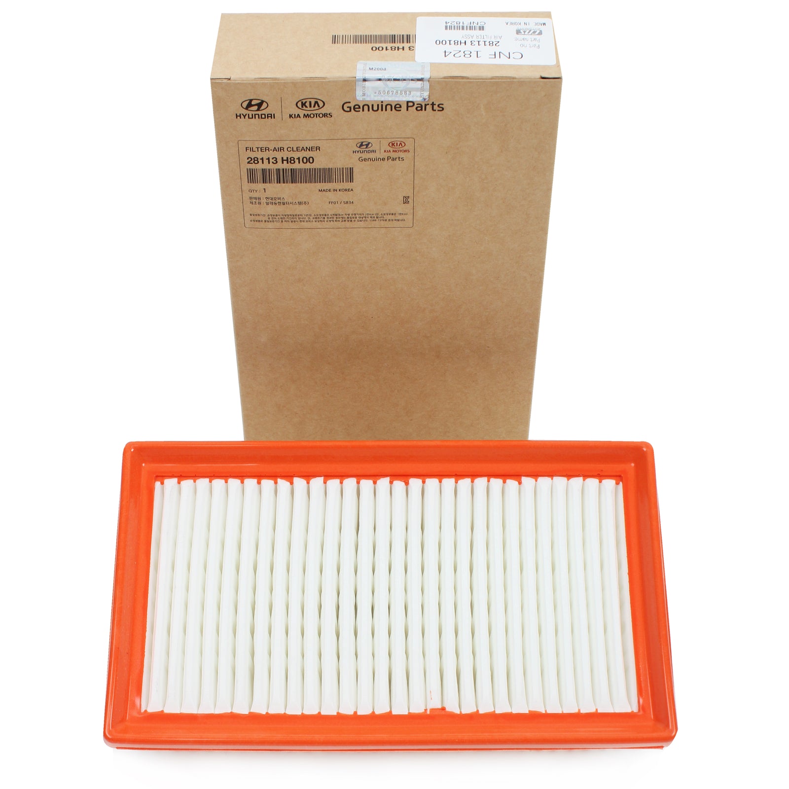 GENUINE Air Filter for 2018-2020 Hyundai Accent 2018-2021 Kia Rio 28113H8100