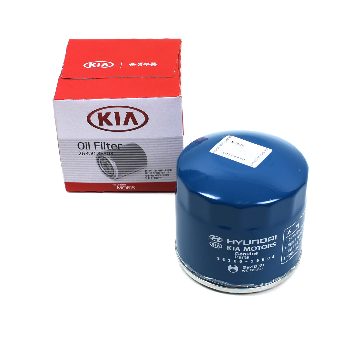 GENUINE Engine Oil Filter 10PACK &amp; Washers for Hyundai Kia OEM 2630035505