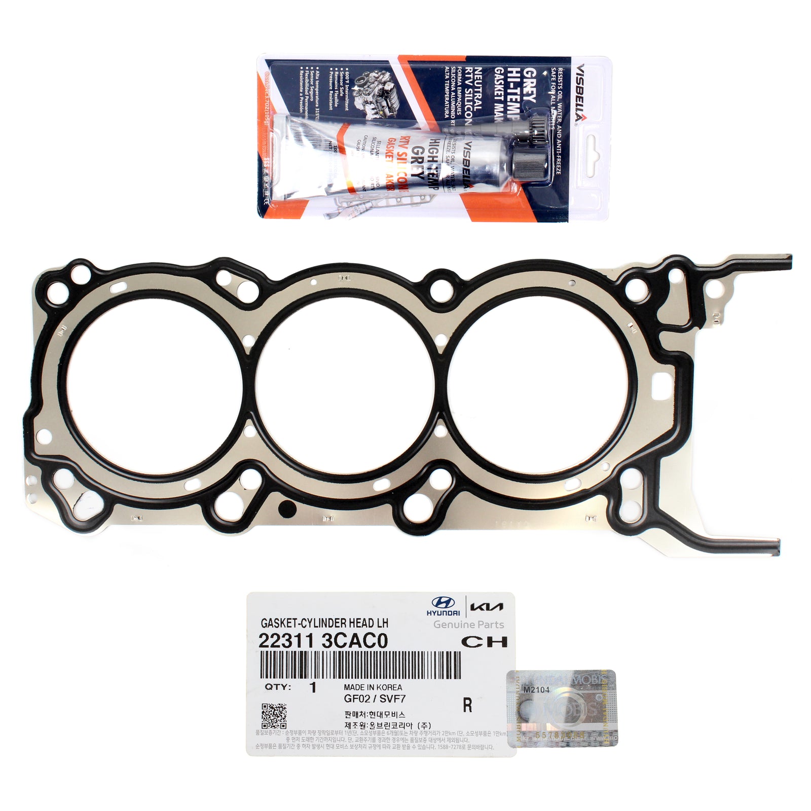 GENUINE MLS Cylinder Head Gasket LEFT for 06-12 Hyundai Kia 3.8L OEM 223113CAC0