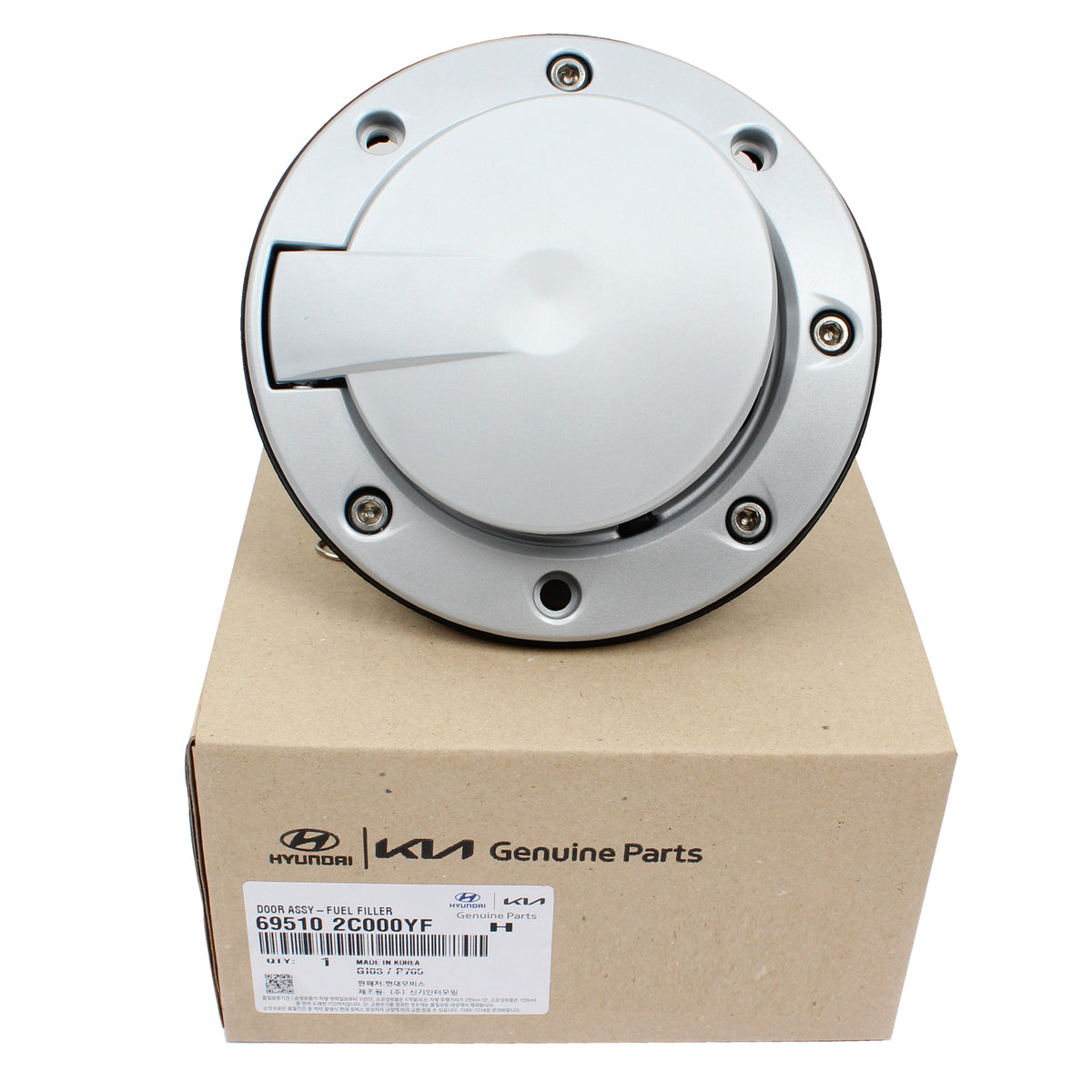 Copy of GENUINE Fuel Door Gas Cap &amp; Bolts for 2003-2008 Hyundai Tiburon OEM 695102C000YF