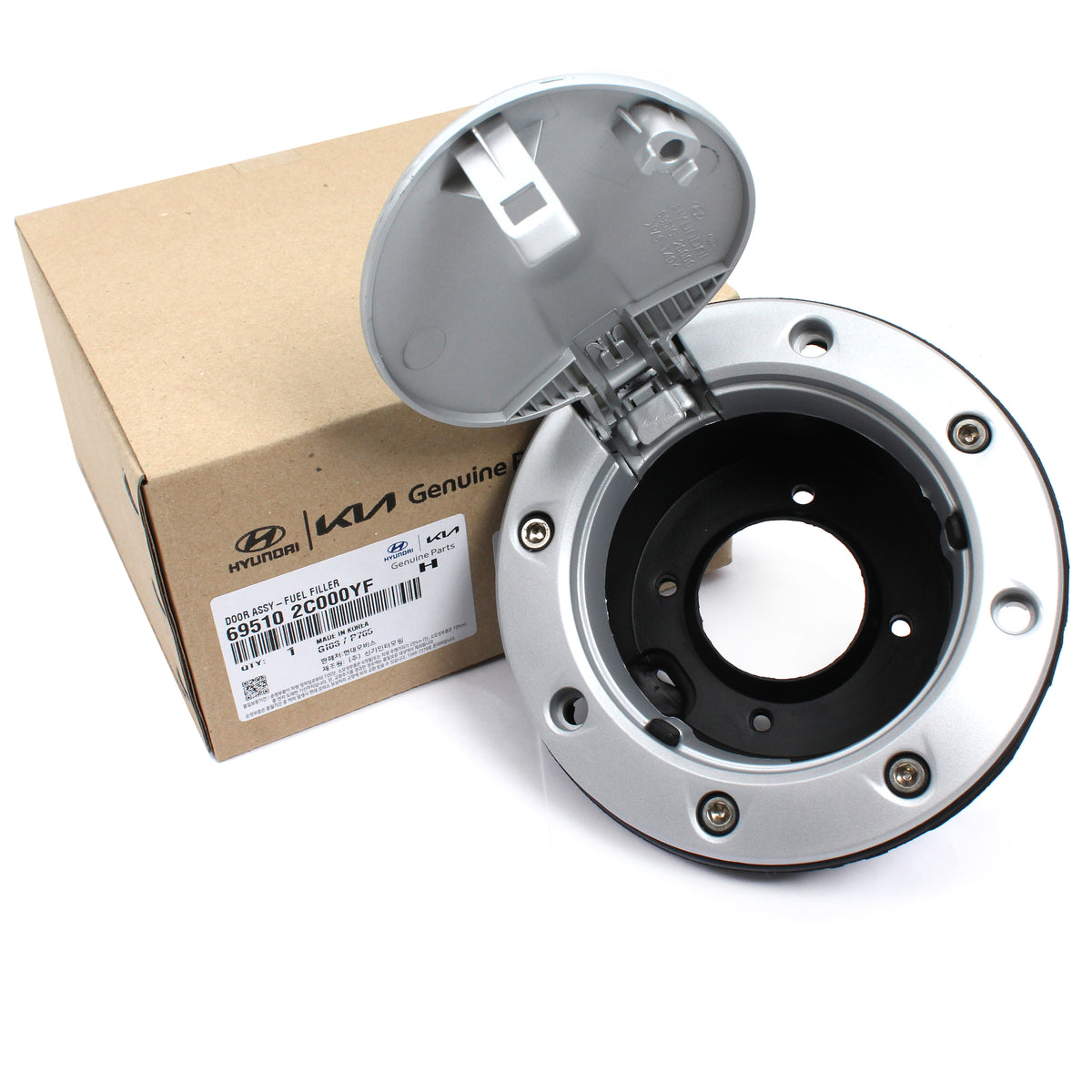 Copy of GENUINE Fuel Door Gas Cap &amp; Bolts for 2003-2008 Hyundai Tiburon OEM 695102C000YF