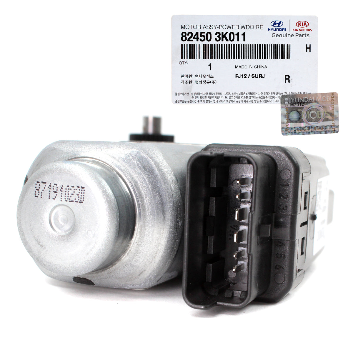 GENUINE Window Motor FRONT LEFT for 2006-2010 Hyundai Sonata OEM 824503K011