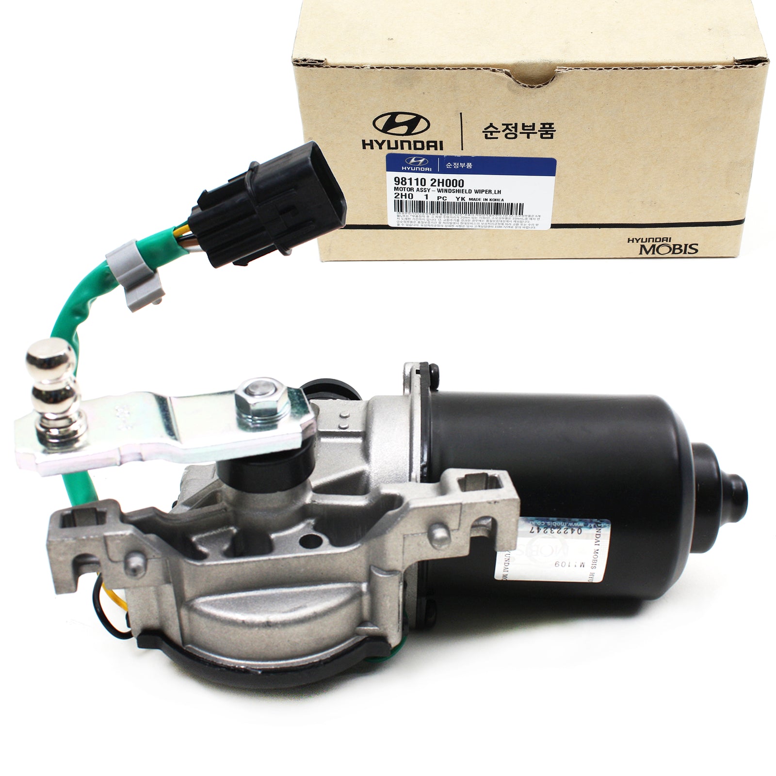 GENUINE Windshield Wiper Motor Front for 07-08 Hyundai Elantra OEM 98110-2H000
