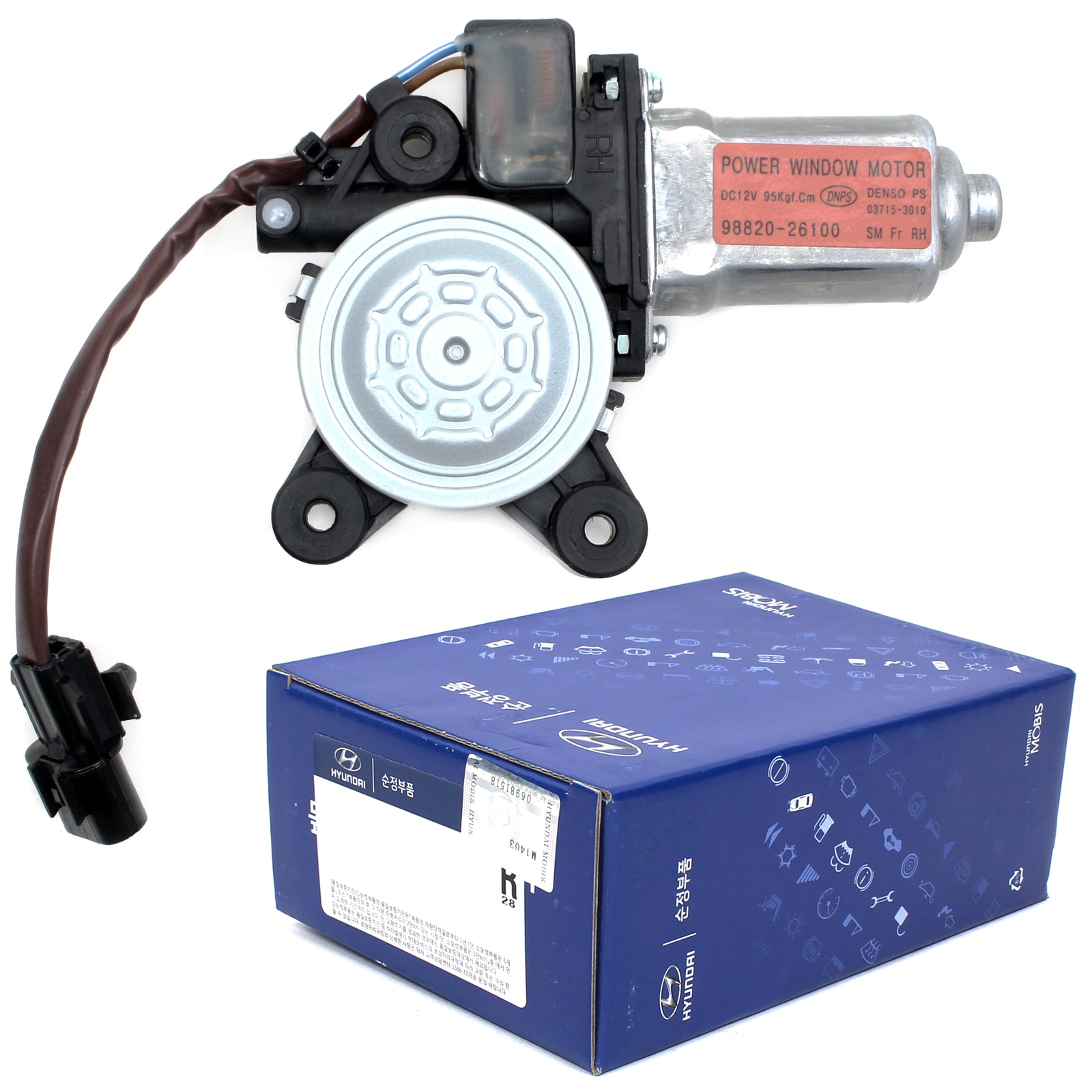 GENUINE Window Motor Front Right for 01-06 Hyundai Santa Fe OEM 9882026100