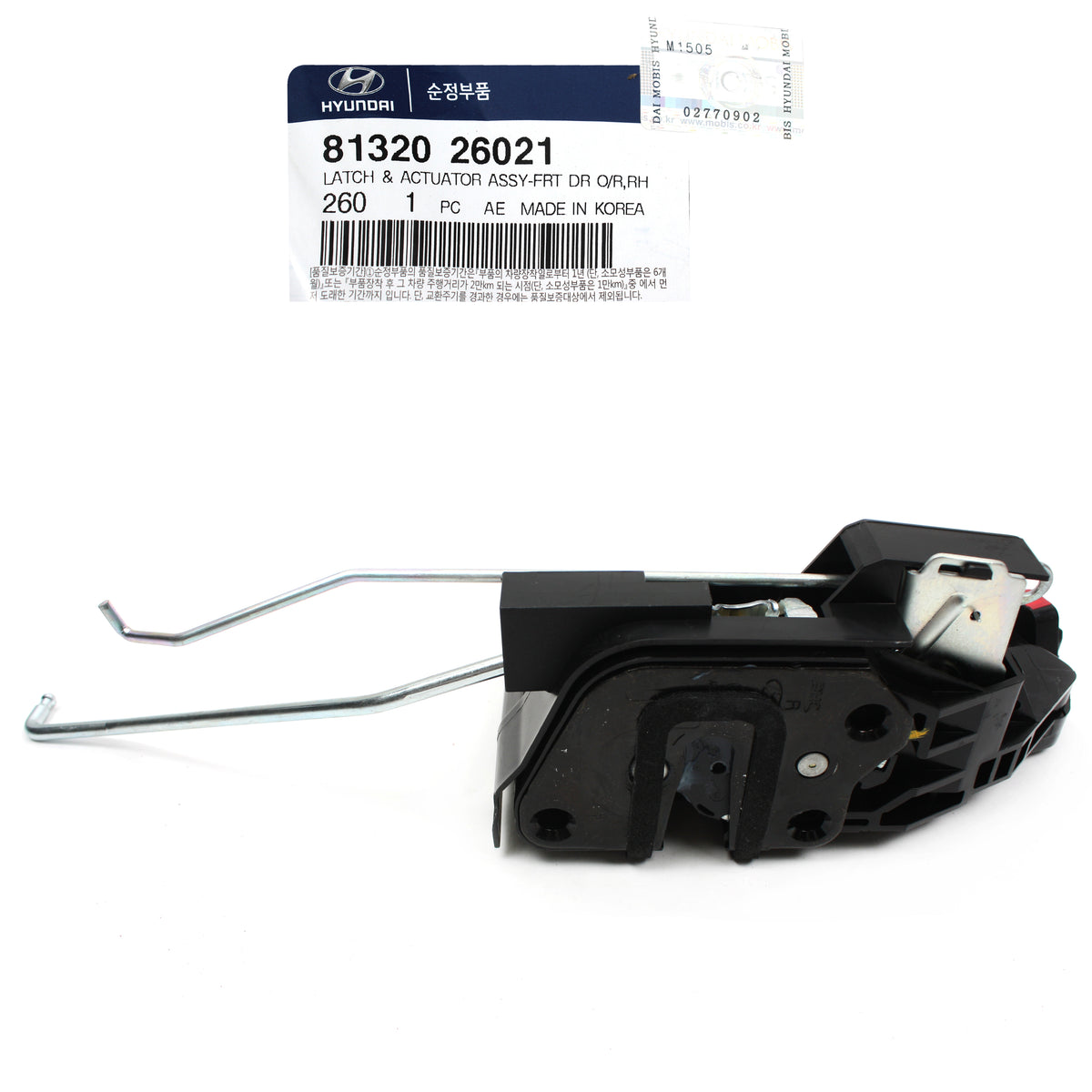 GENUINE Door Lock Actuator FRONT RIGHT for 01-06 Hyundai Santa Fe OEM 8132026021