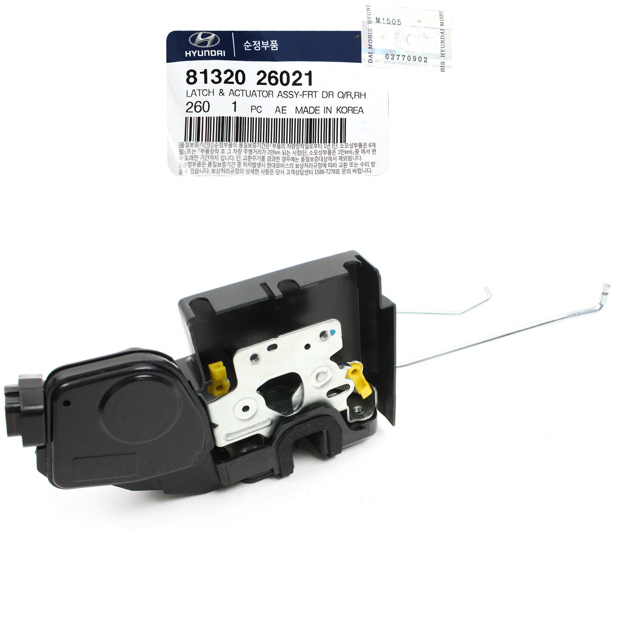 GENUINE Door Lock Actuator FRONT RIGHT for 01-06 Hyundai Santa Fe OEM 8132026021