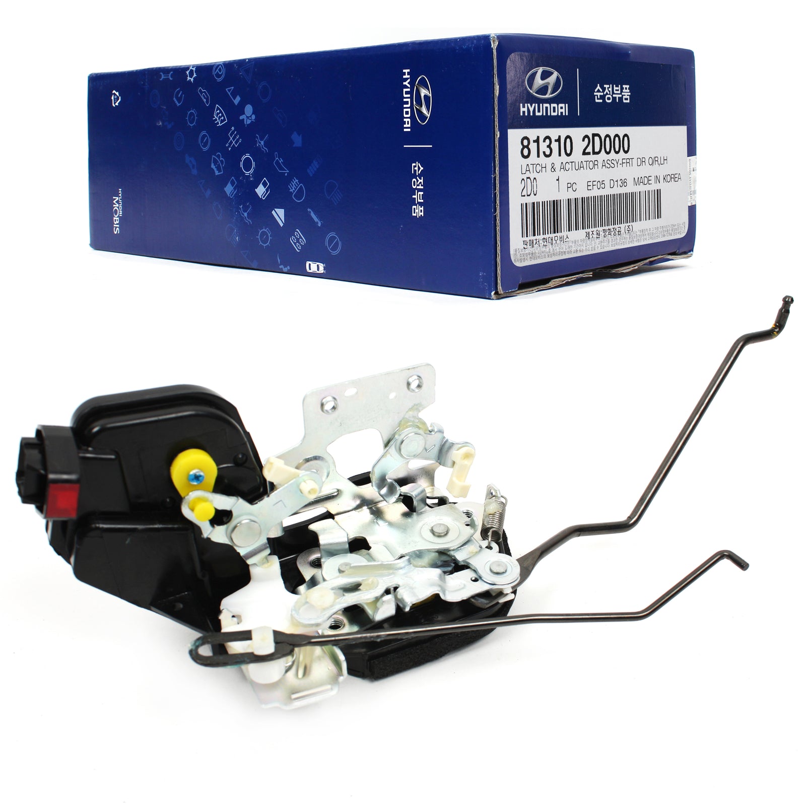 GENUINE Door Lock Actuator FRONT LEFT Fits 01-02 Hyundai Elantra OEM 81310-2D000