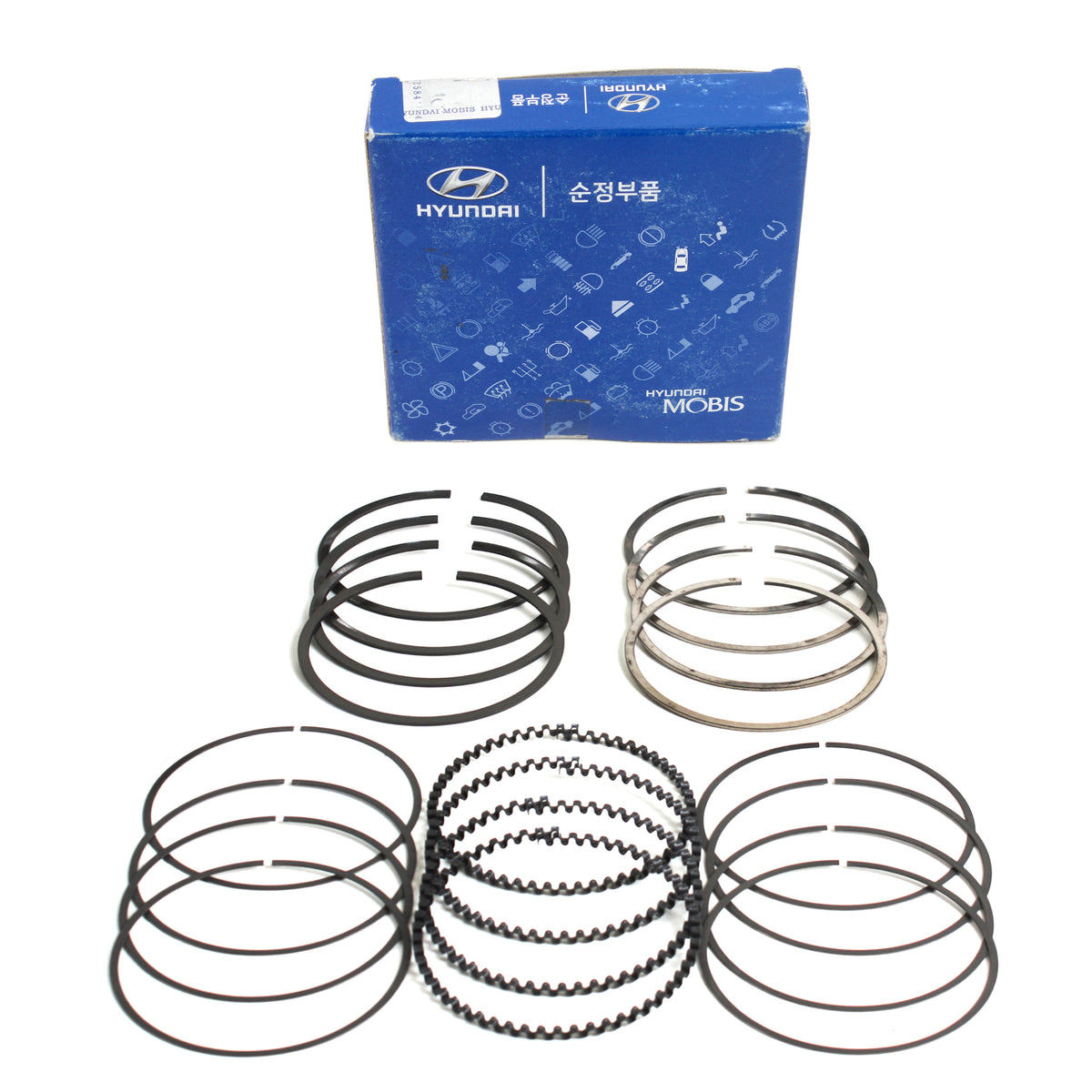 GENUINE Engine Piston Ring Set for 2001-2012 Hyundai Kia 2.0L 2304023200