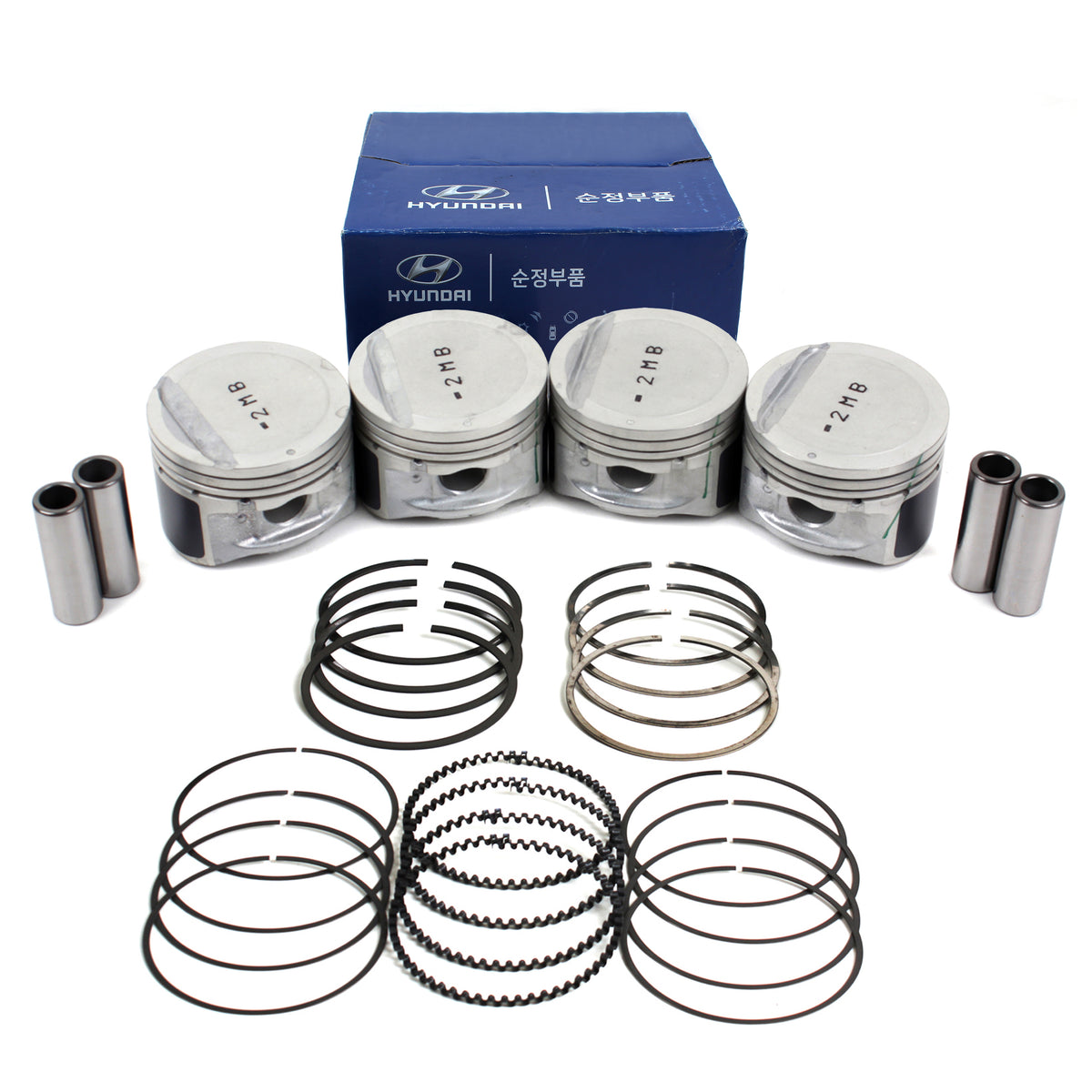 GENUINE Engine Piston w/ Rings for 05-10 Hyundai Kia 2.0L 2341023AA0 2304023300