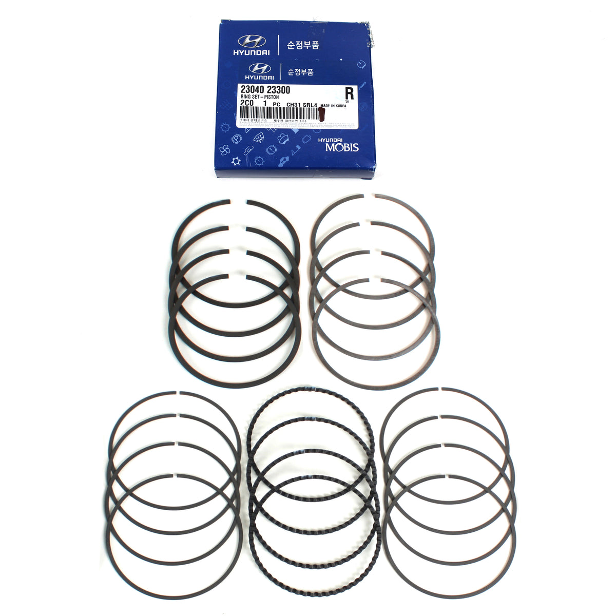 GENUINE Engine Piston w/ Rings for 05-10 Hyundai Kia 2.0L 2341023AA0 2304023300