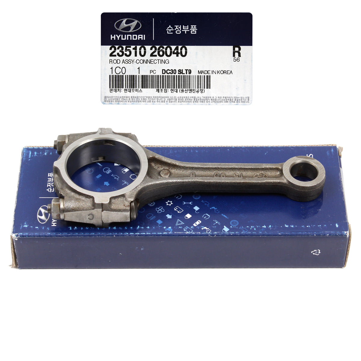 GENUINE Connecting Rod 4pcs for 93-10 Hyundai Accent Scoupe Rio 2351026040