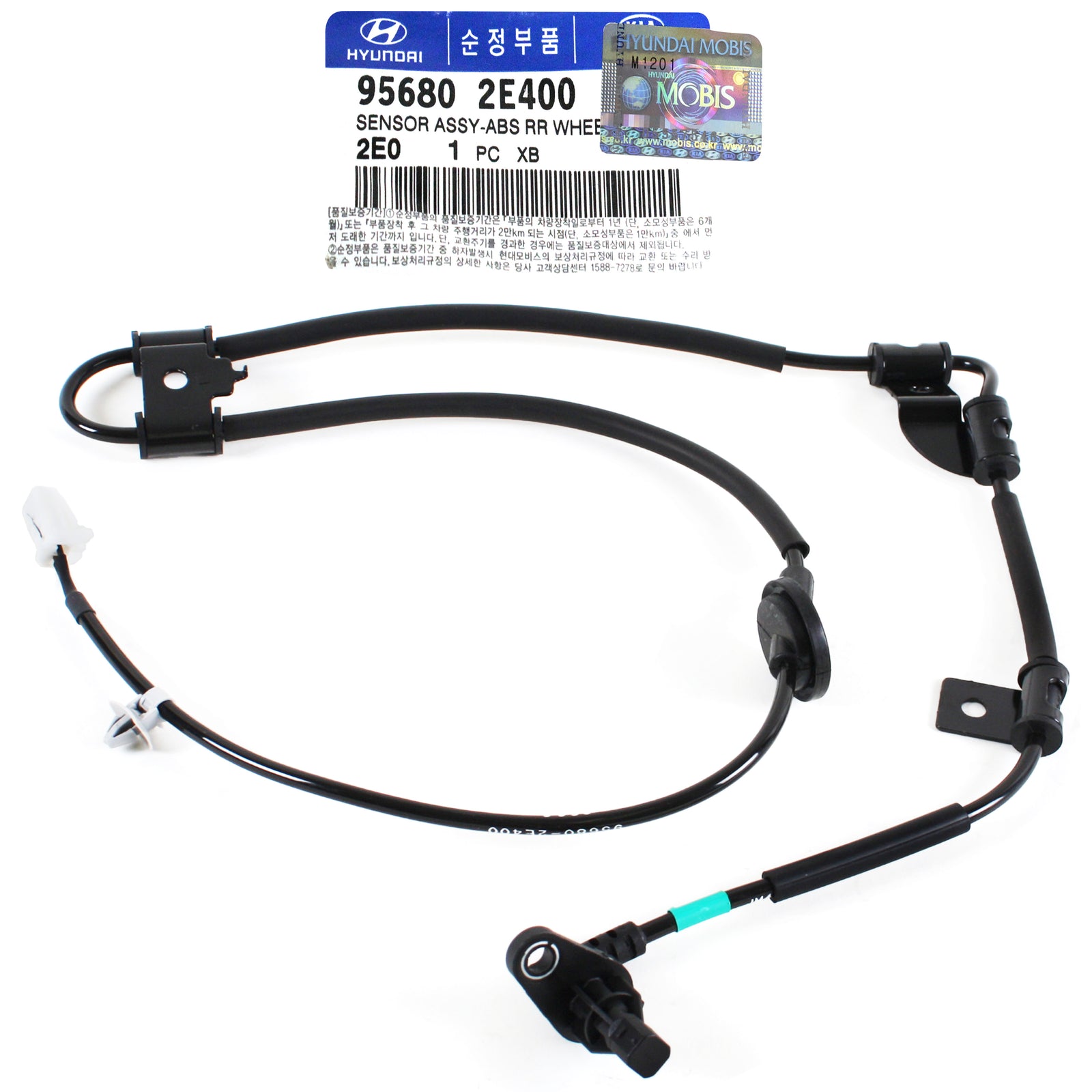 GENUINE ABS Wheel Sensor REAR LEFT for 05-10 Tucson Sportage 4WD 956802E400