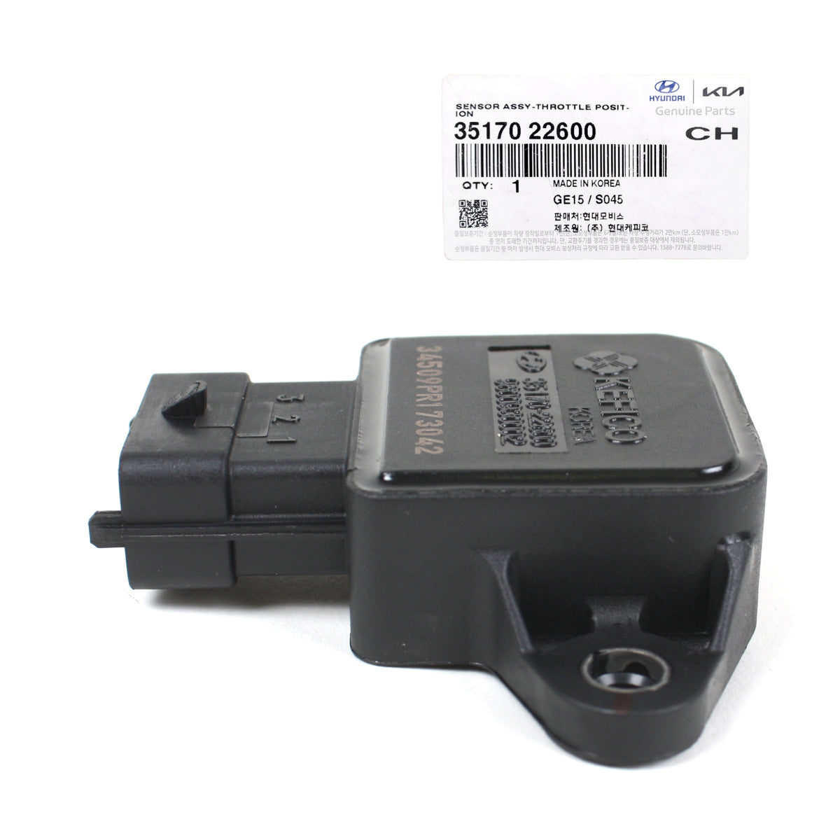 GENUINE Throttle Position Sensor Fits 2000-2010 Hyundai Kia OEM 3517022600