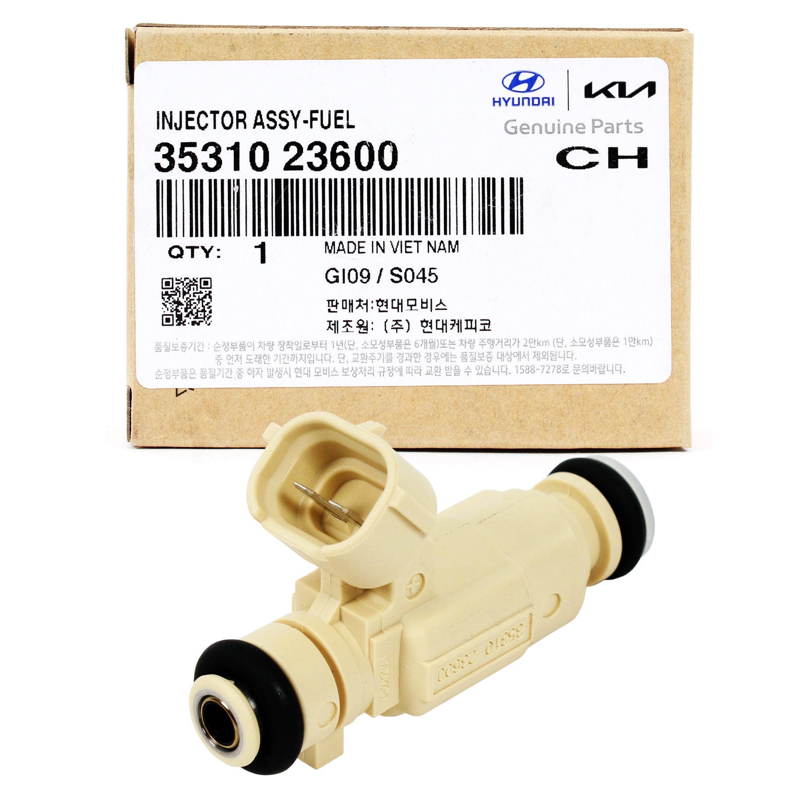 GENUINE Fuel Injector for 2002-2010 Hyundai Kia 2.0L 2.7L OEM 35310-23600