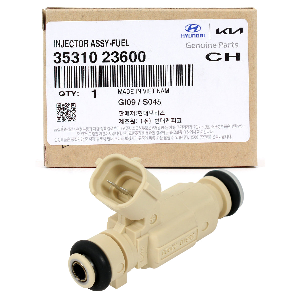 GENUINE Fuel Injector 6pcs for 06-10 Santa Fe Optima Rondo 2.7L OEM 3531023600