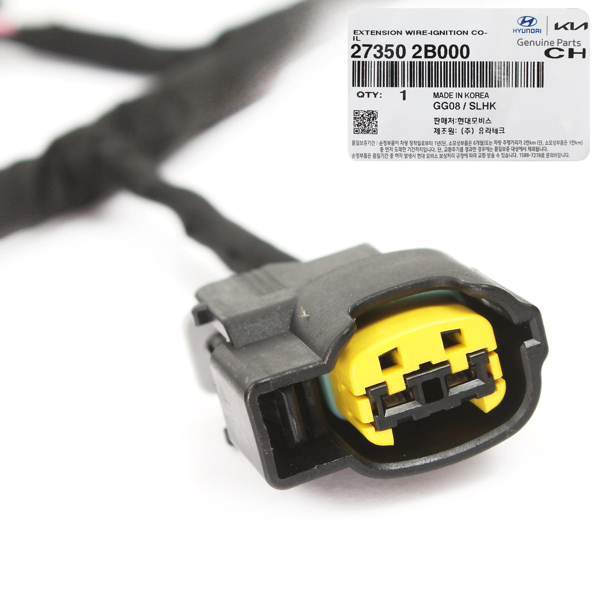 GENUINE Ignition Coil Wire Harness for 10-14 Veloster Rio Soul 273502B000