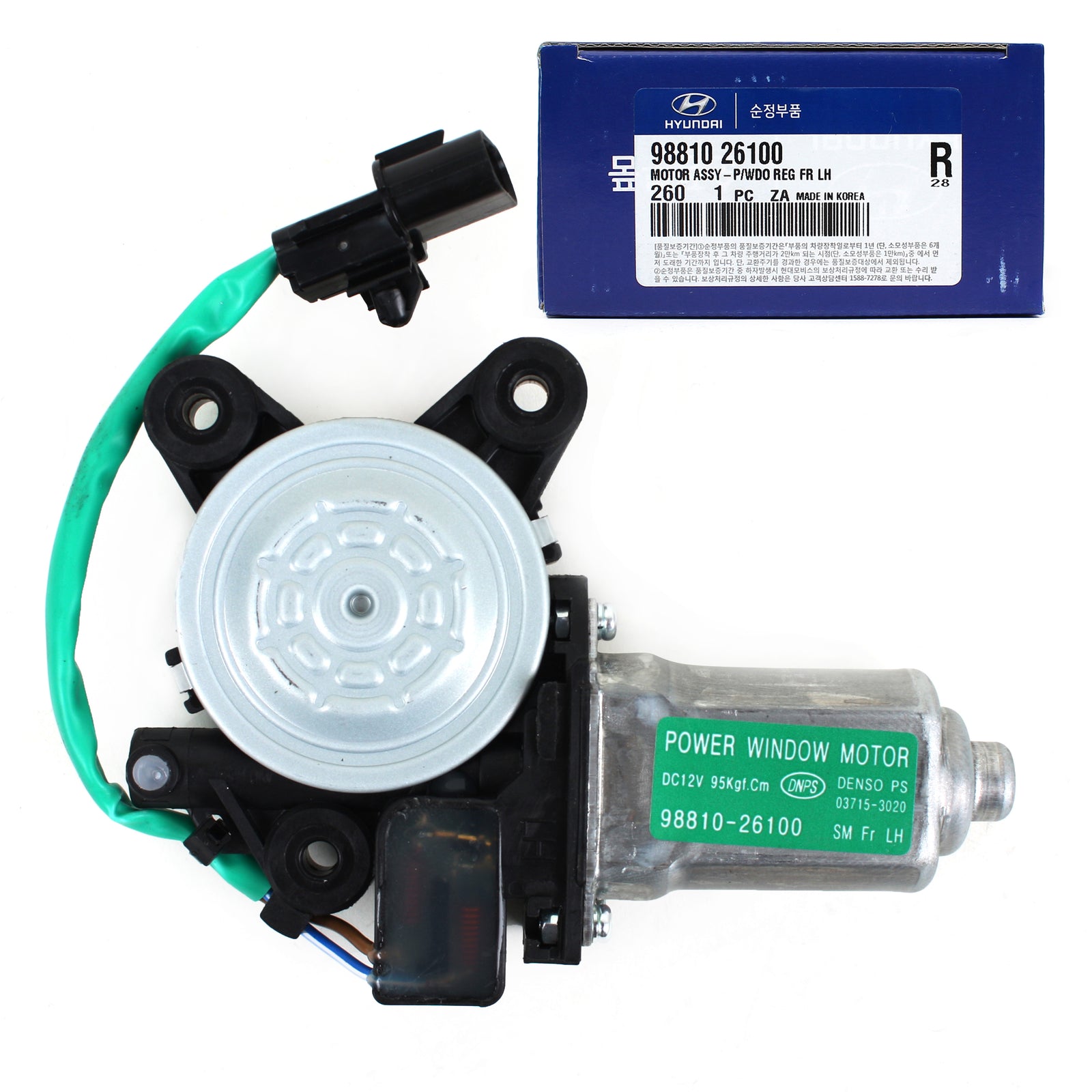 GENUINE Power Window Motor Front Left for 01-06 Hyundai Santa Fe OEM 9881026100