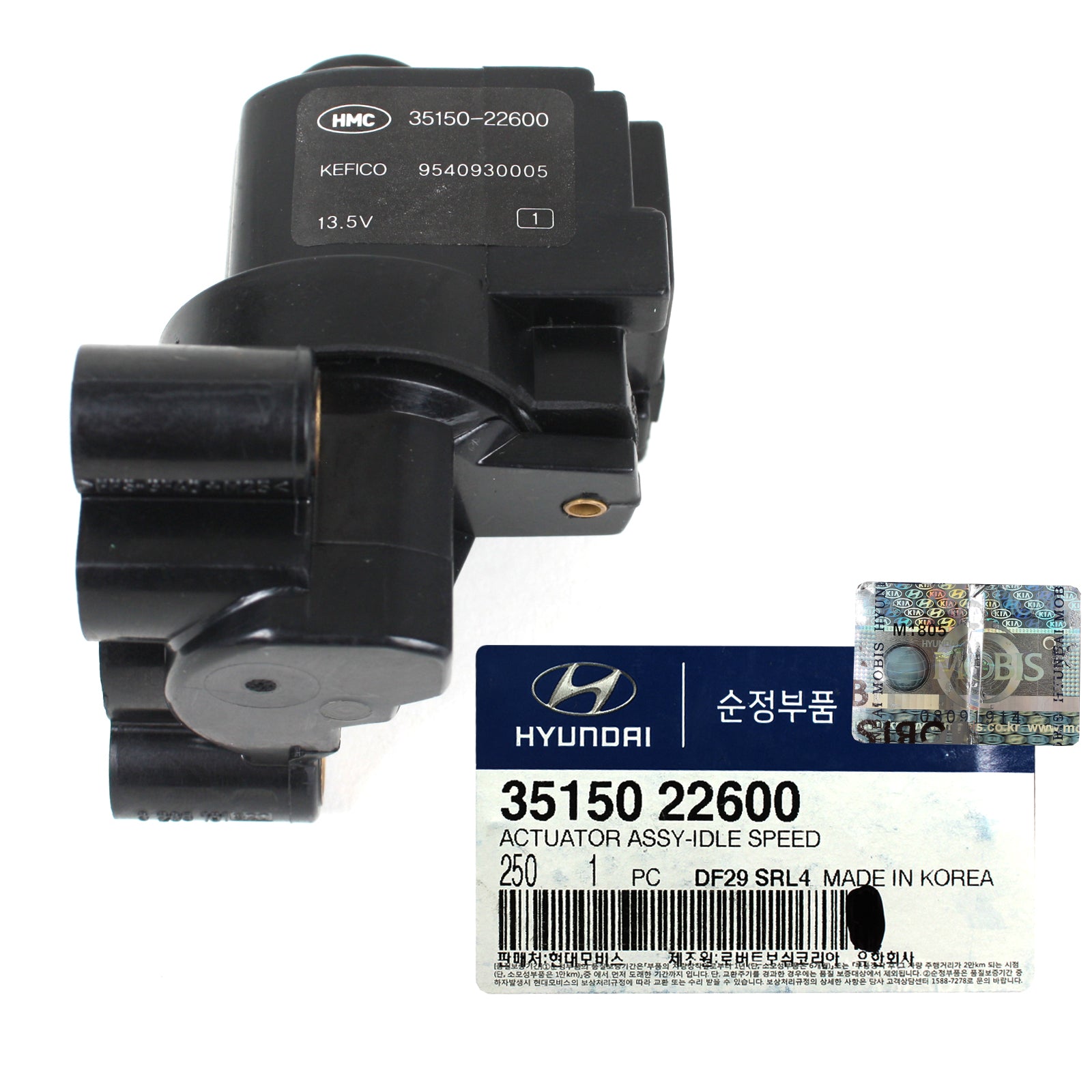 GENUINE Idle Speed Actuator for 00-09 Hyundai Accent Elantra Tiburon 3515022600