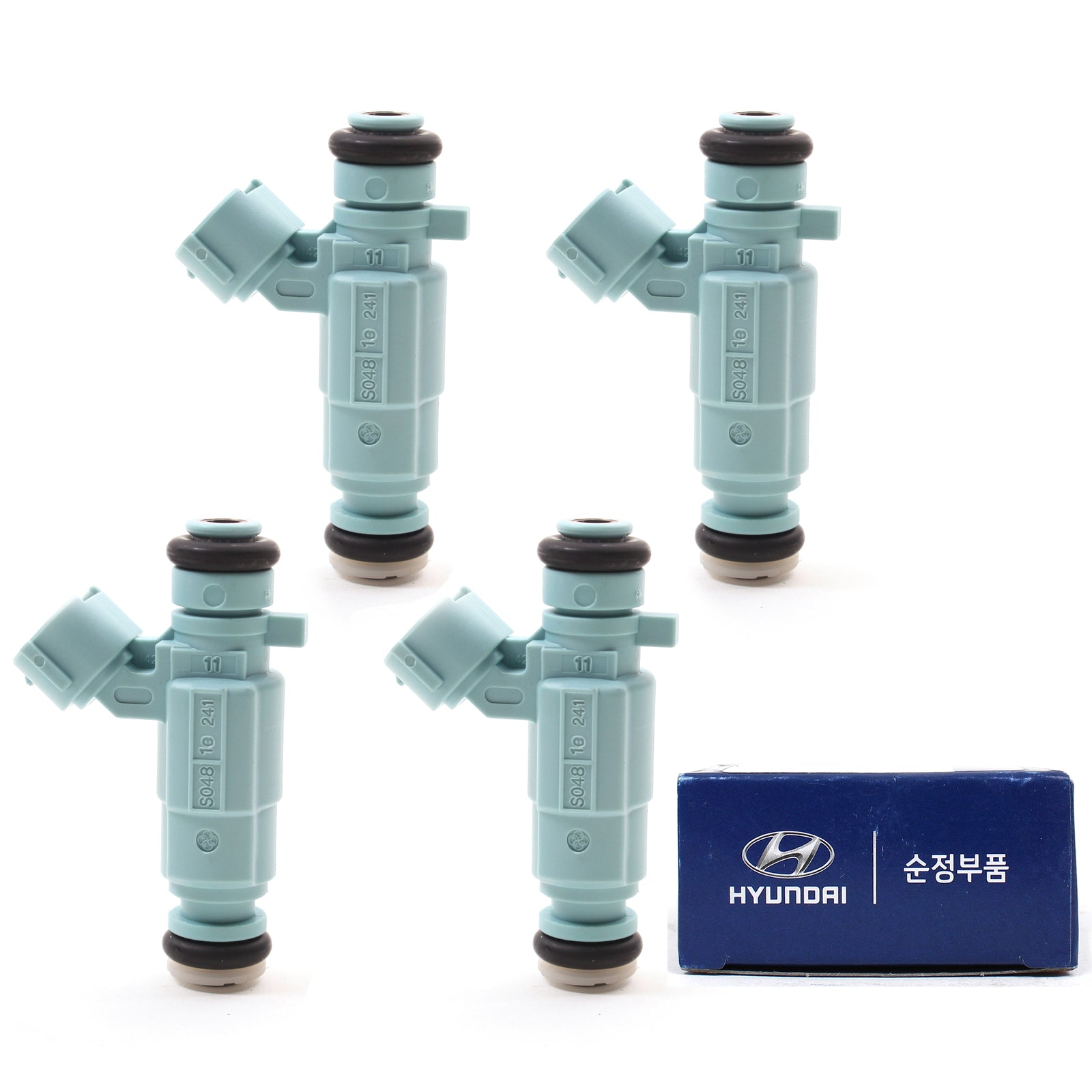 GENUINE Fuel Injector 4pcs Fits 06-11 Elantra Soul Spectra 2.0L OEM 35310-23800