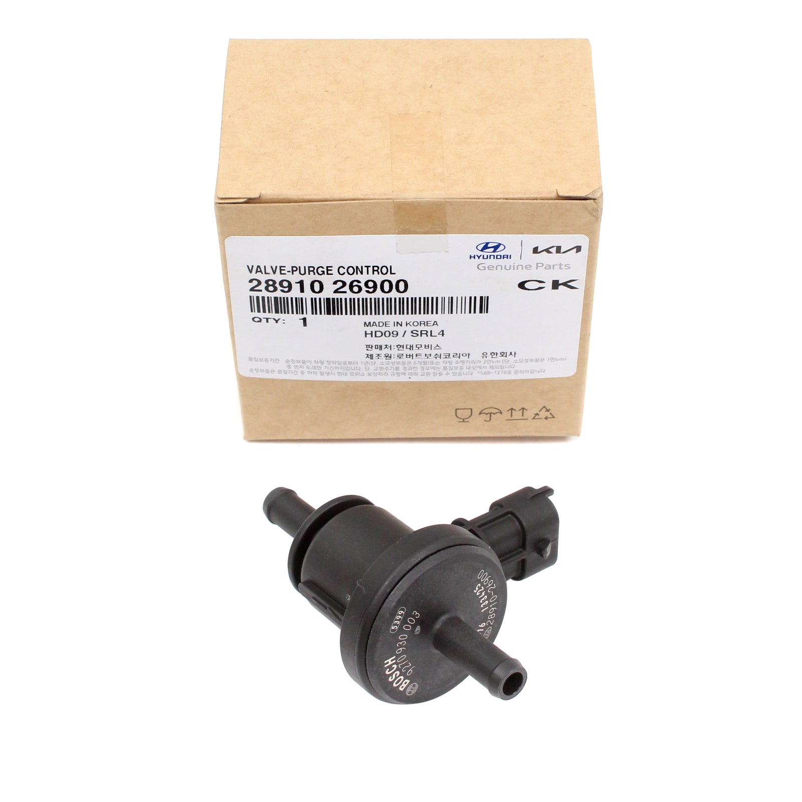 OEM Vapor Canister Purge Control Valve for 06-13 Hyundai Kia OEM 2891026900