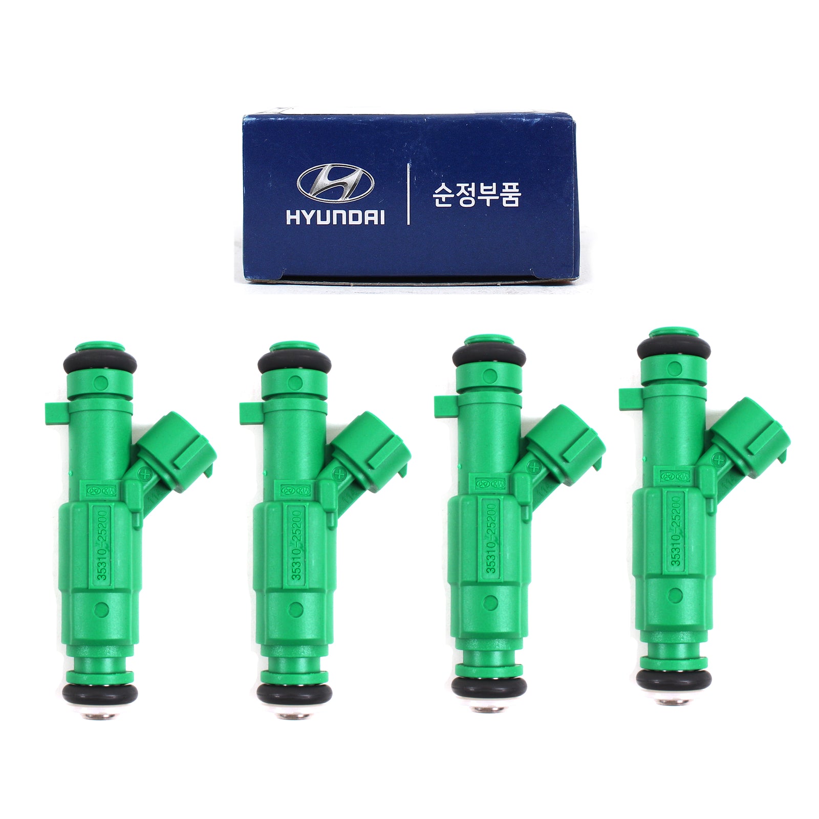 GENUINE Fuel Injectors 4pcs for 2006-09 Sonata Optima Rondo 2.4L OEM 35310-25200