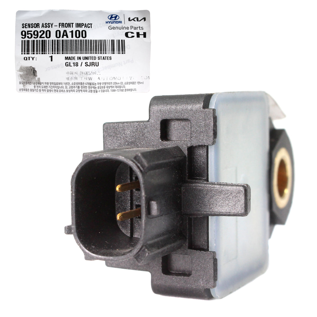 GENUINE Impact Airbag Sensor FRONT for 08-14 Elantra Sonata Optima