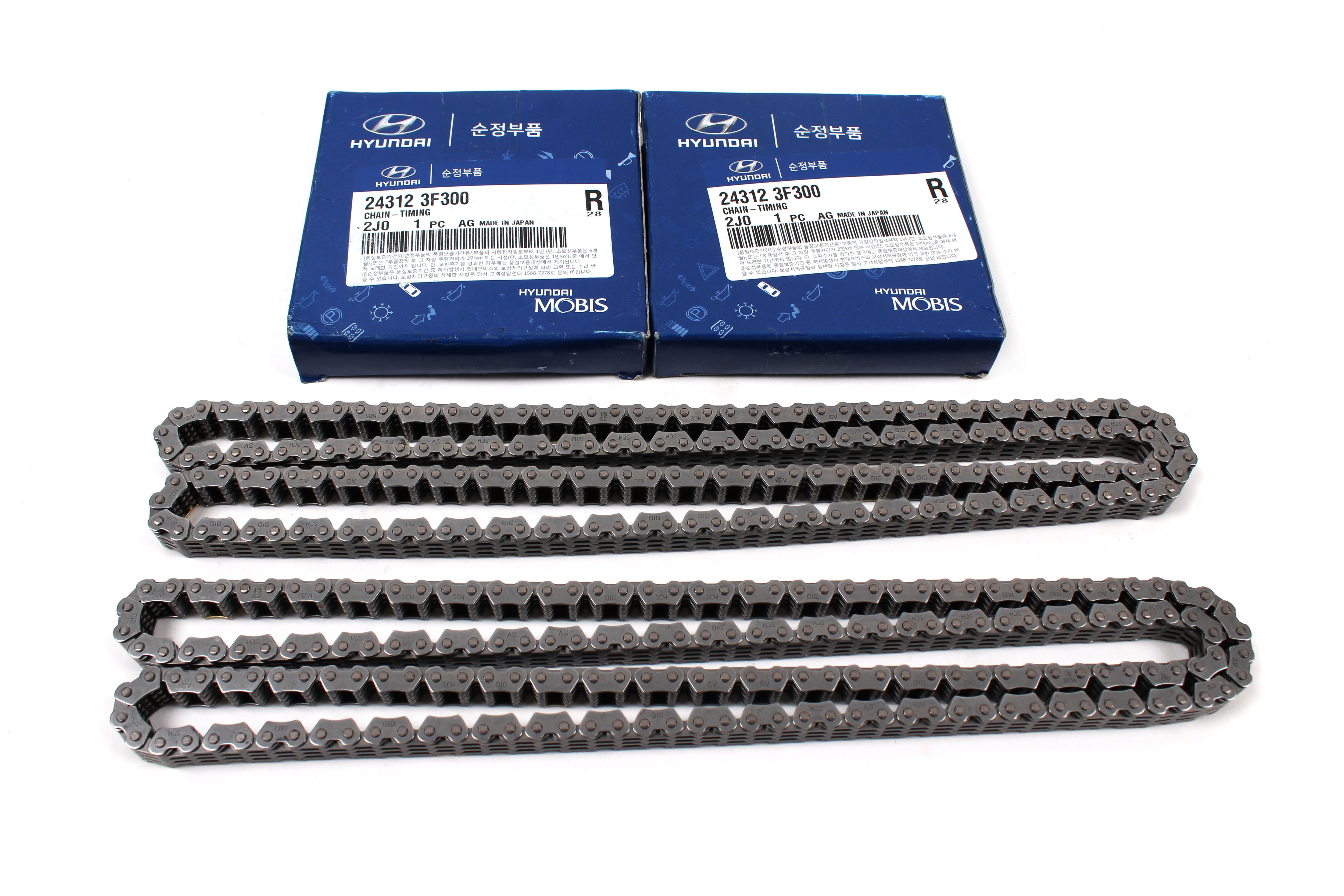 GENUINE Engine Timing Chain Kit Fits 09-12 Hyundai Equus Genesis Borre ...