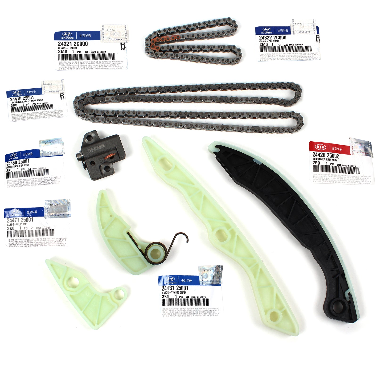 GENUINE Engine Full Timing Chain Kit for 2012-2014 Hyundai Genesis Coupe Turbo