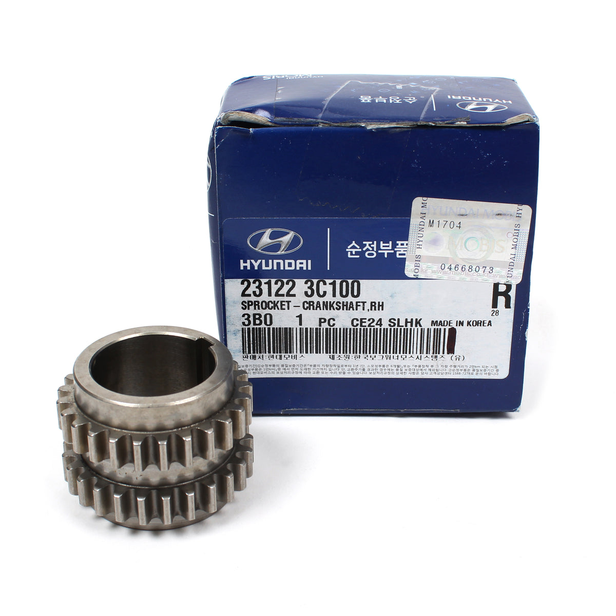 GENUINE Crankshaft Sprocket Set for 06-14 Hyundai Kia 231223C100 231213C100