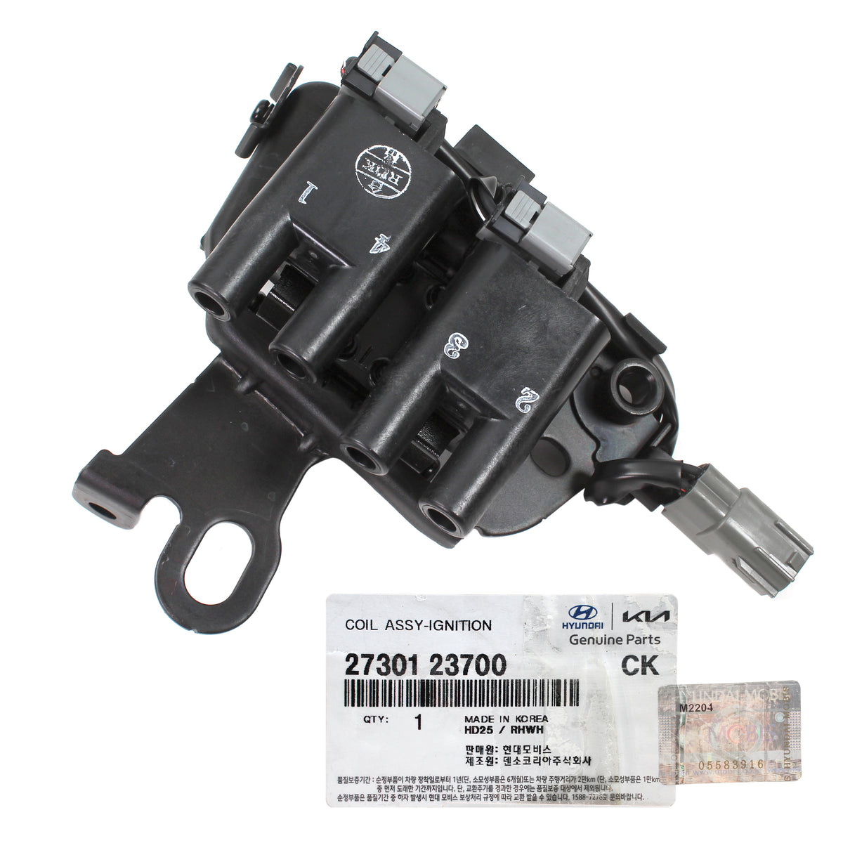 GENUINE Valve Cover &amp; Gasket Spark Plugs Wire Ignition Coil for Hyundai Kia 2.0L