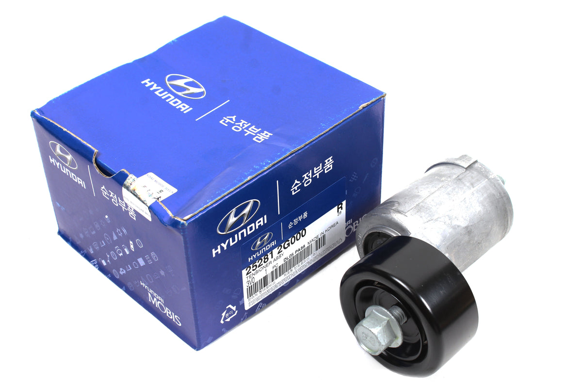 GENUINE V-Belt &amp; Tensioner Kit for 10-12 Hyundai Santa Fe Kia Sorento 2.4L