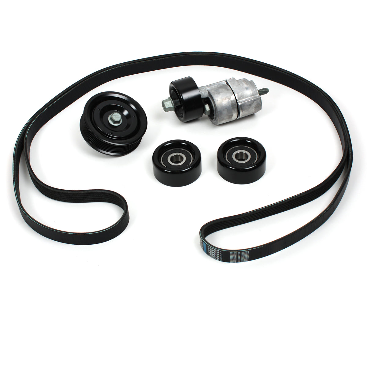 V-Ribbed &amp; Serpentine Belt Tensioner Kit Fits 2009-2010 Kia Optima Rondo 2.4L