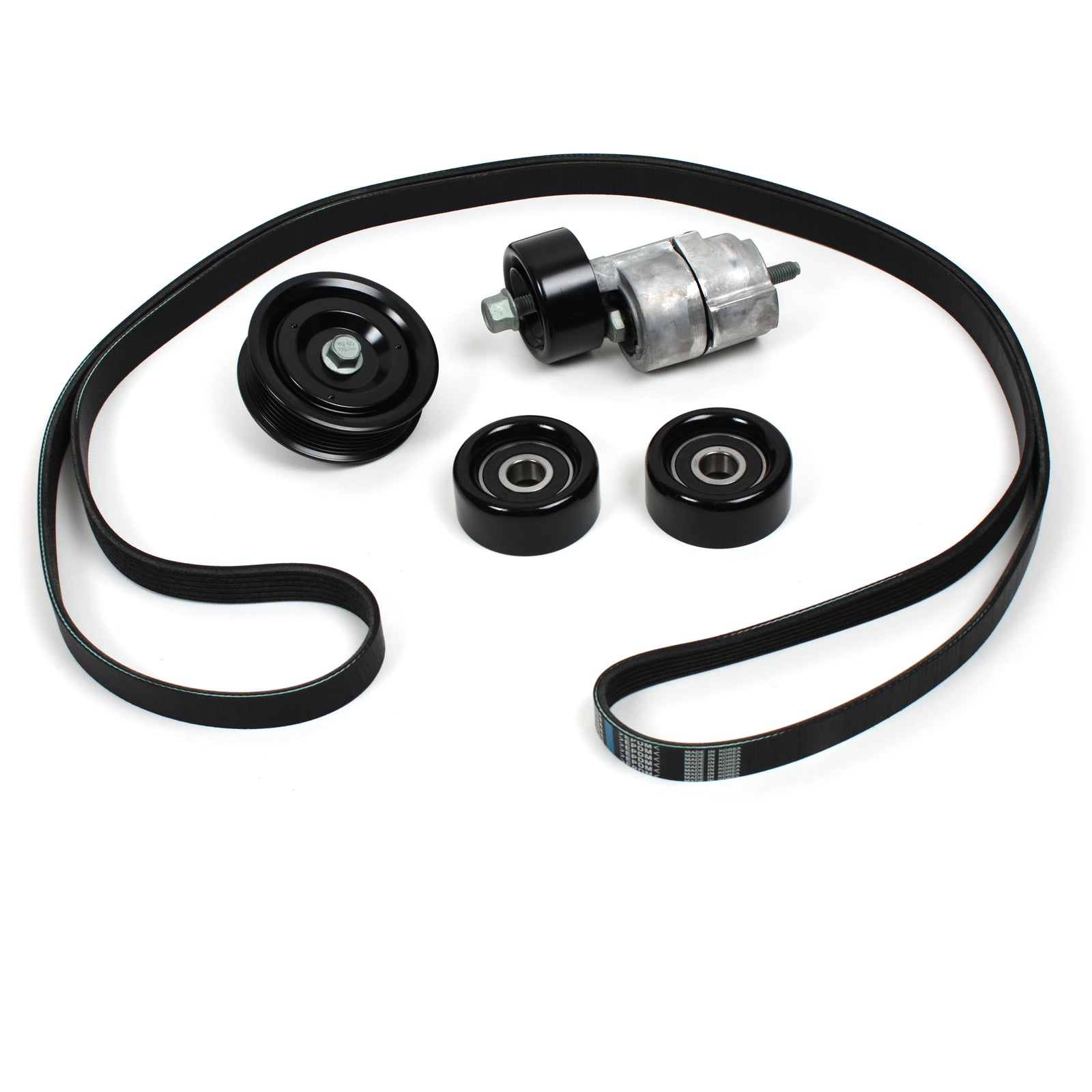 V-Ribbed & Serpentine Belt Tensioner Kit Fits 2009-2010 Kia Optima Rondo 2.4L