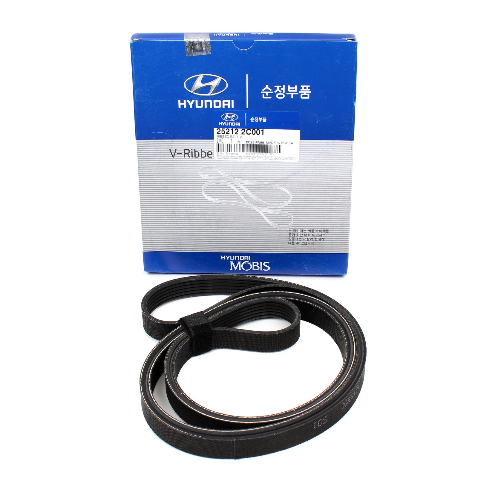 GENUINE V-Ribbed Belt & Tensioner Kit for 10-13 Hyundai Genesis Coupe 2.0L