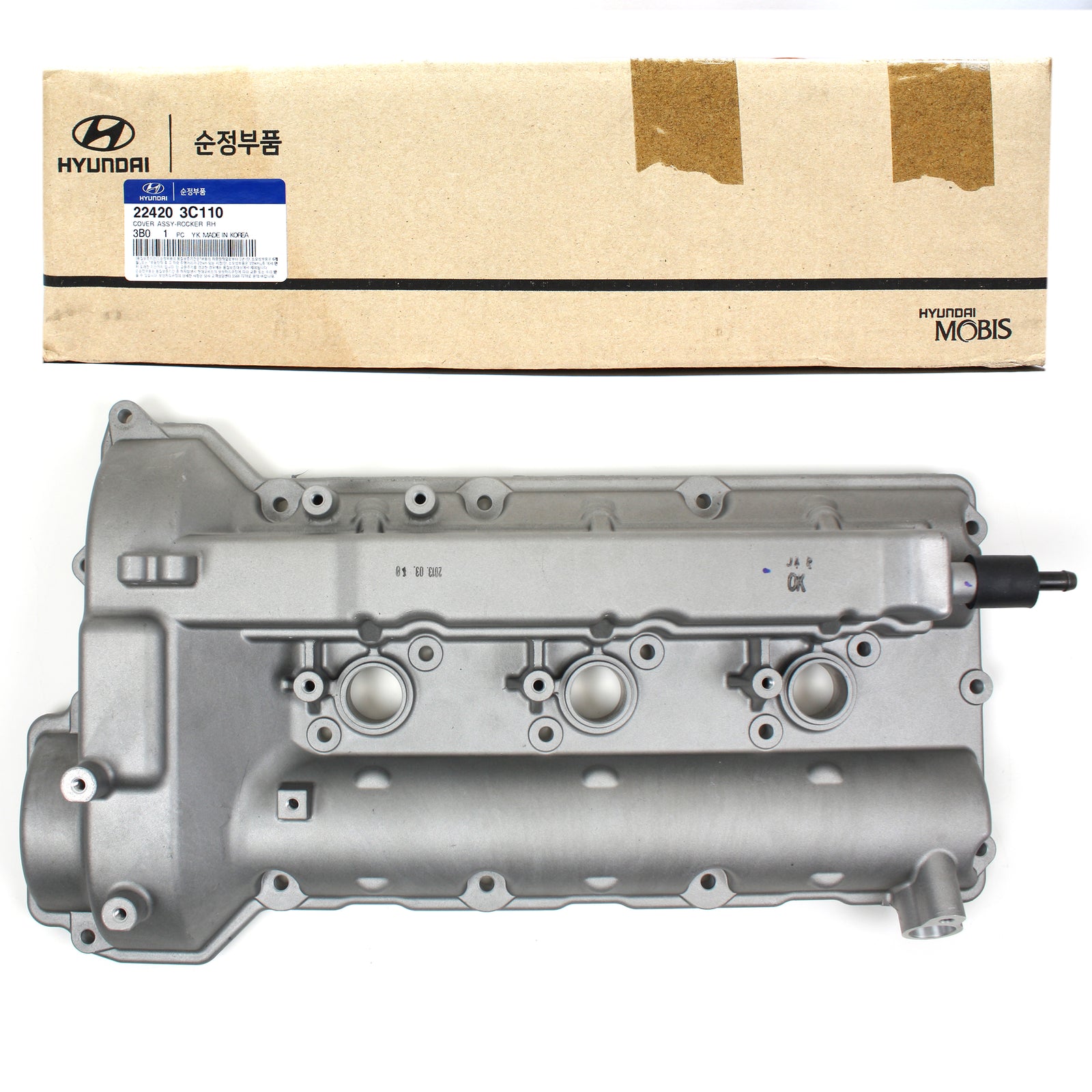 GENUINE Engine Valve Cover Right for 06-12 Hyundai Kia 3.3L 3.8L OEM 224203C110