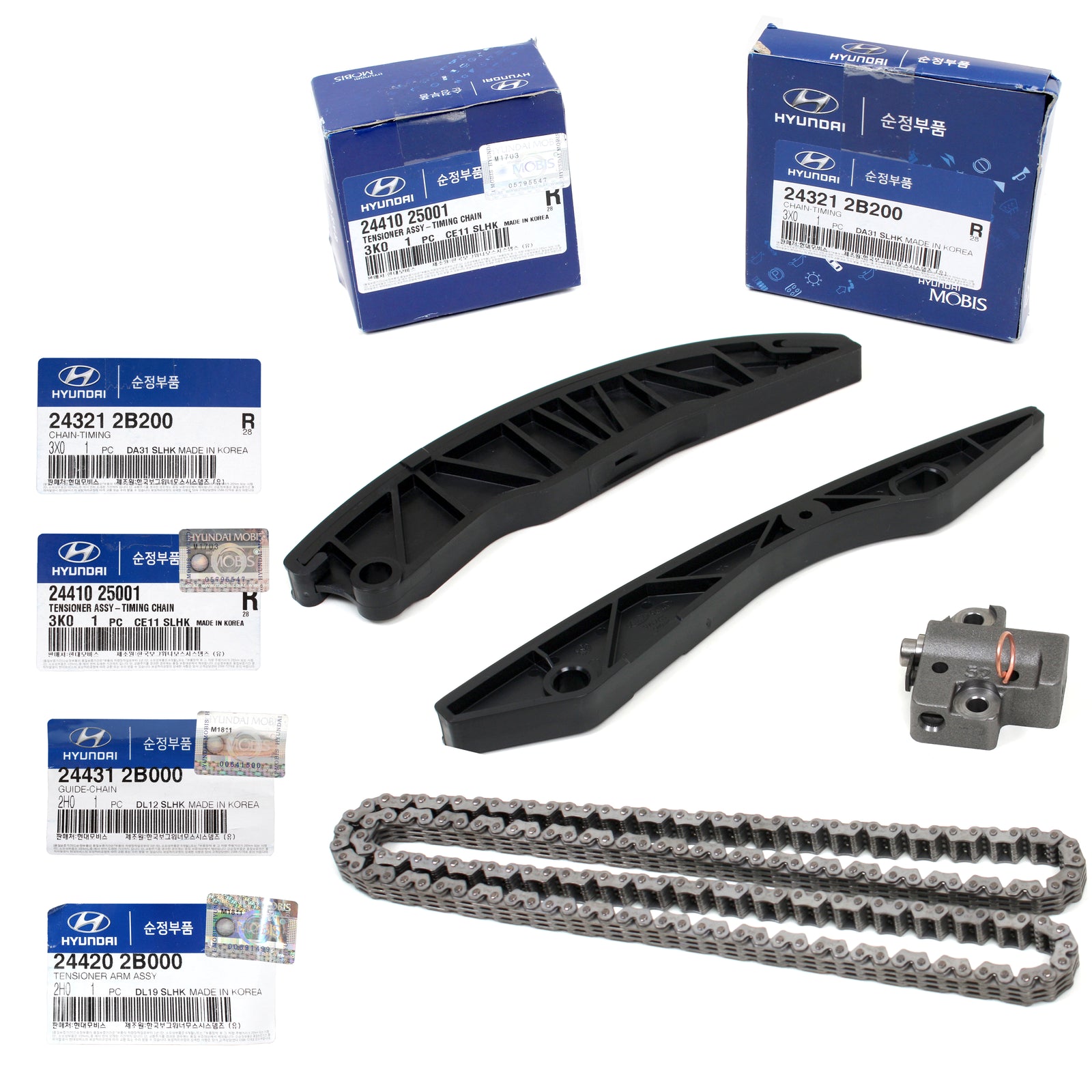 GENUINE Engine Timing Chain Kit Fits 2010-2011 Kia Soul 1.6L OEM 24321-2B000