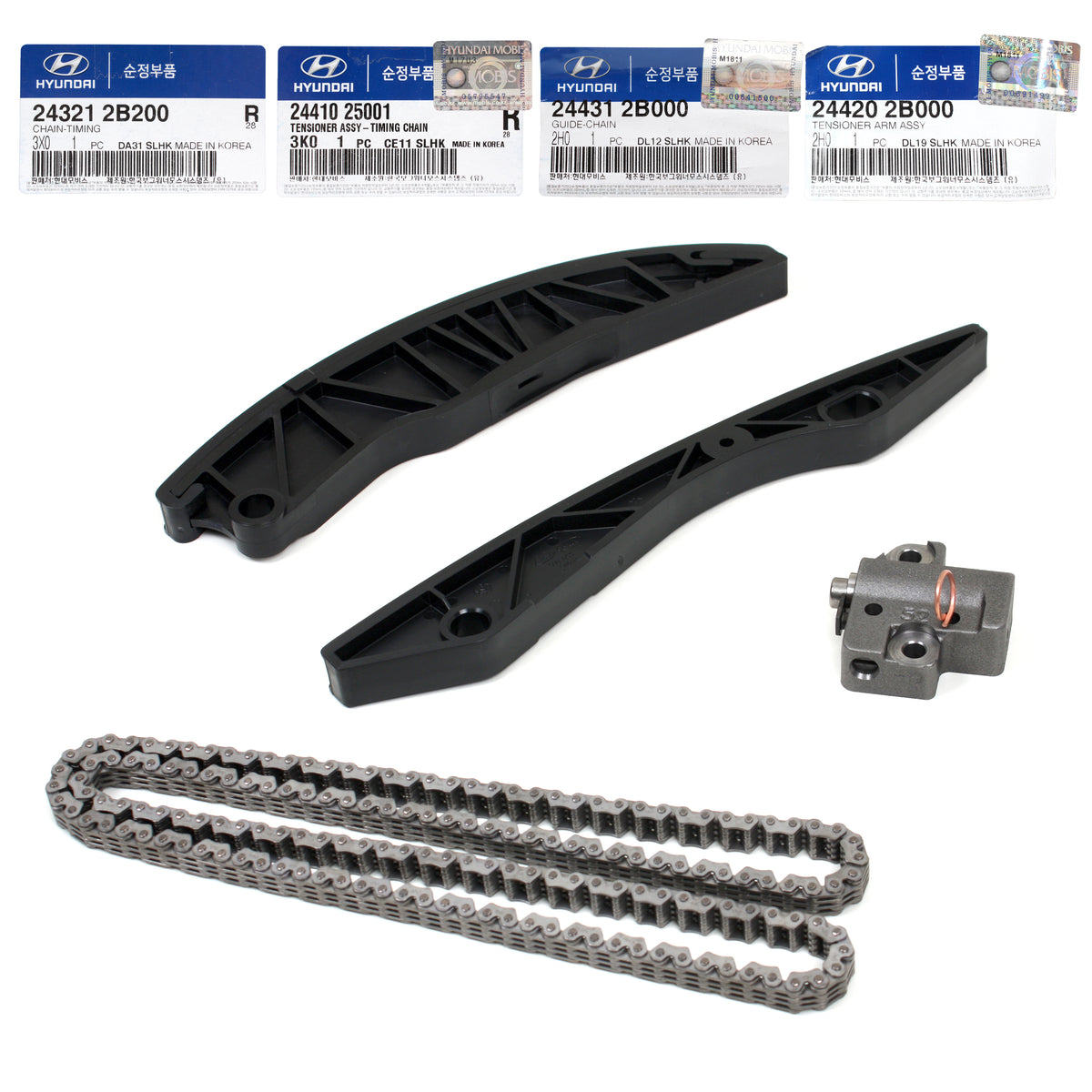 GENUINE Engine Timing Chain Kit Fits 2010-2011 Kia Soul 1.6L OEM 24321-2B000