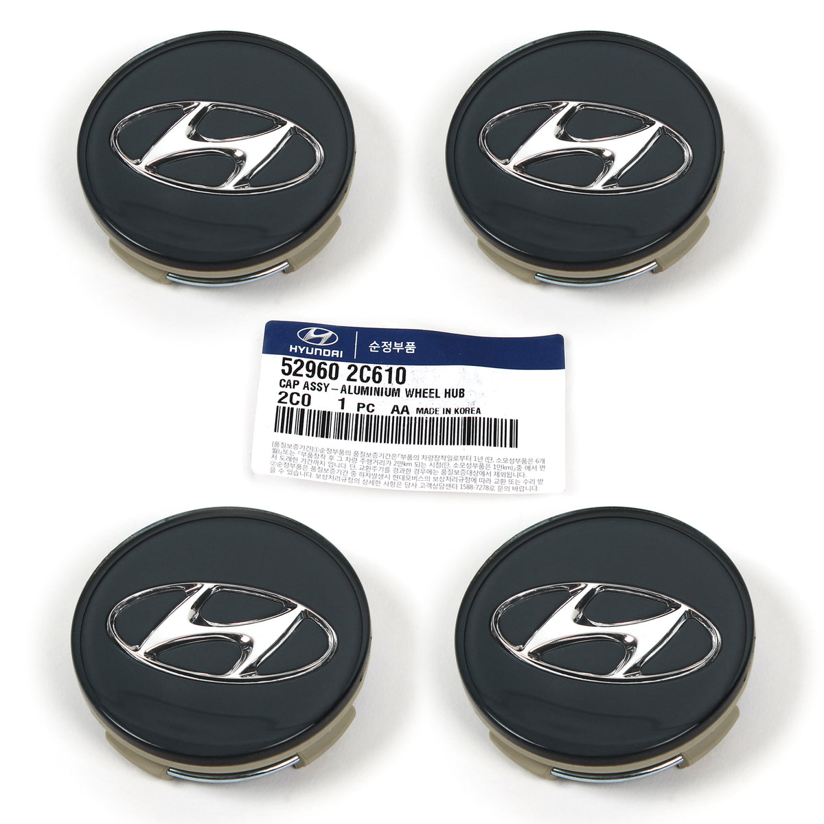 GENUINE Wheel Center Cap 17" for 03-08 Hyundai Tiburon XG350 OEM 529602C610