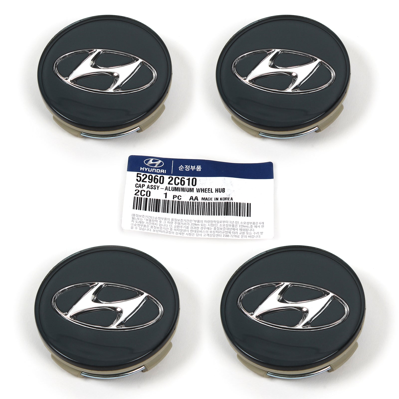 GENUINE Wheel Center Cap 17" for 03-08 Hyundai Tiburon XG350 OEM 529602C610