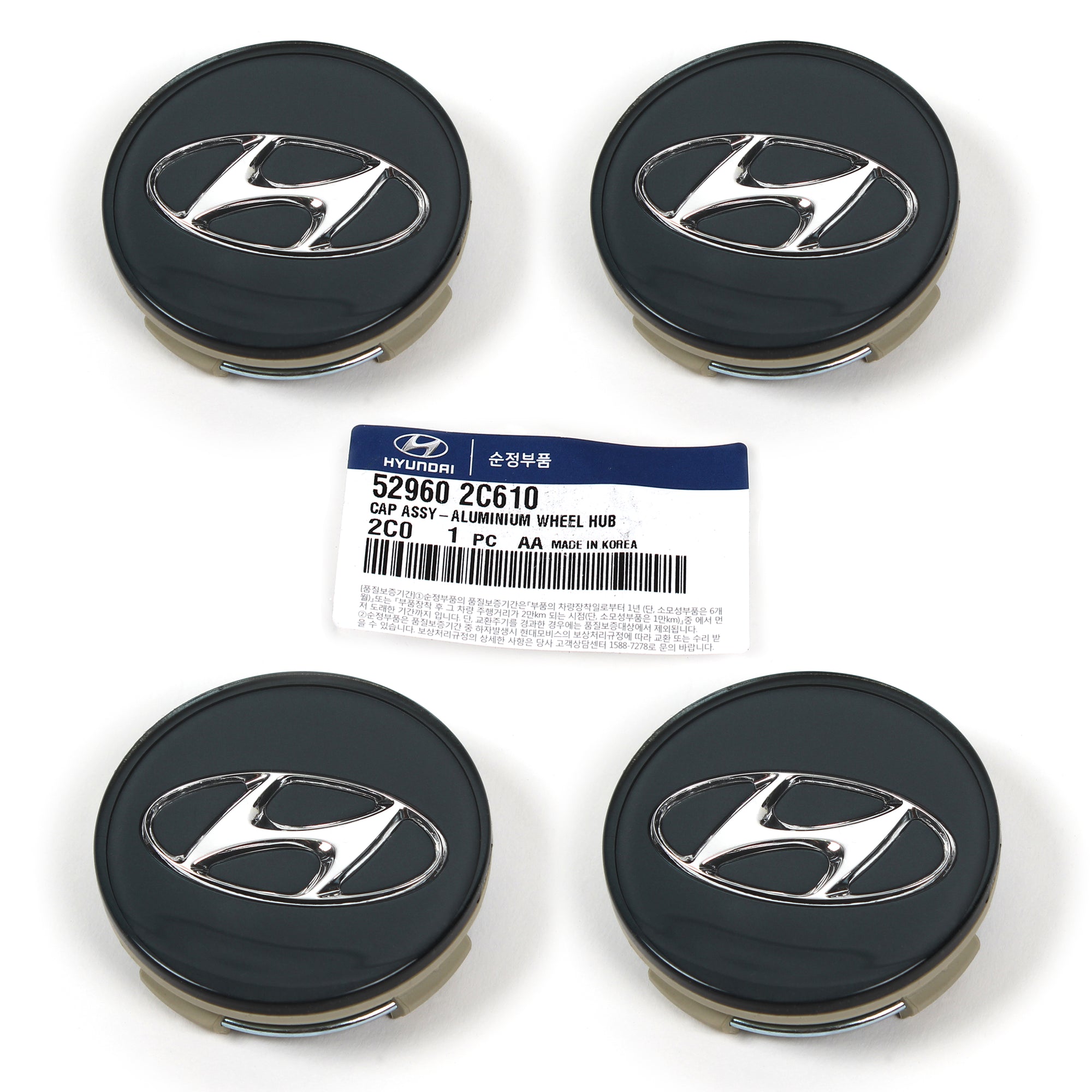 GENUINE Wheel Center Cap 17" for 03-08 Hyundai Tiburon XG350 OEM 529602C610