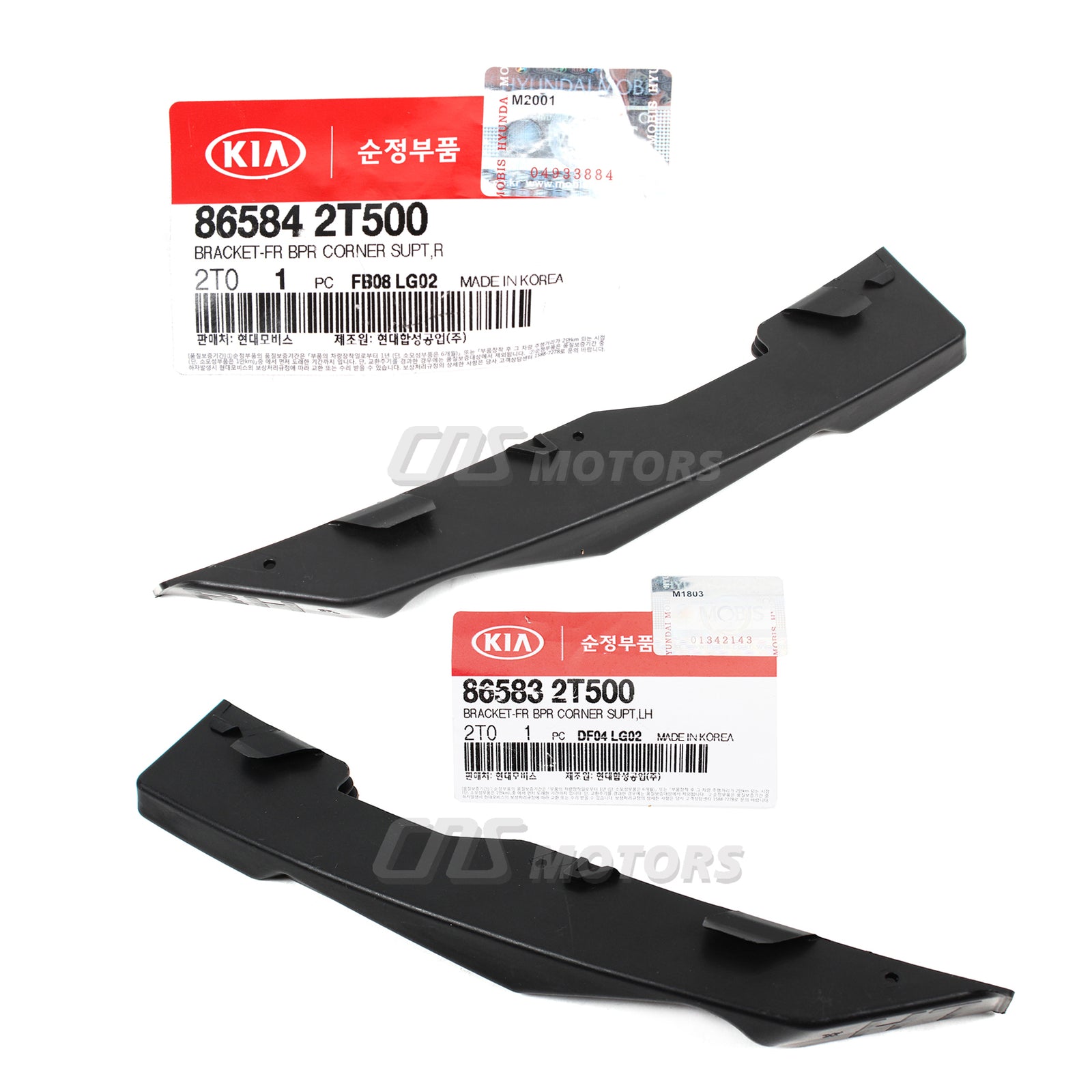 GENUINE Front Bumper Bracket LEFT & RIGHT for 2014-2015 Kia Optima 865842T500