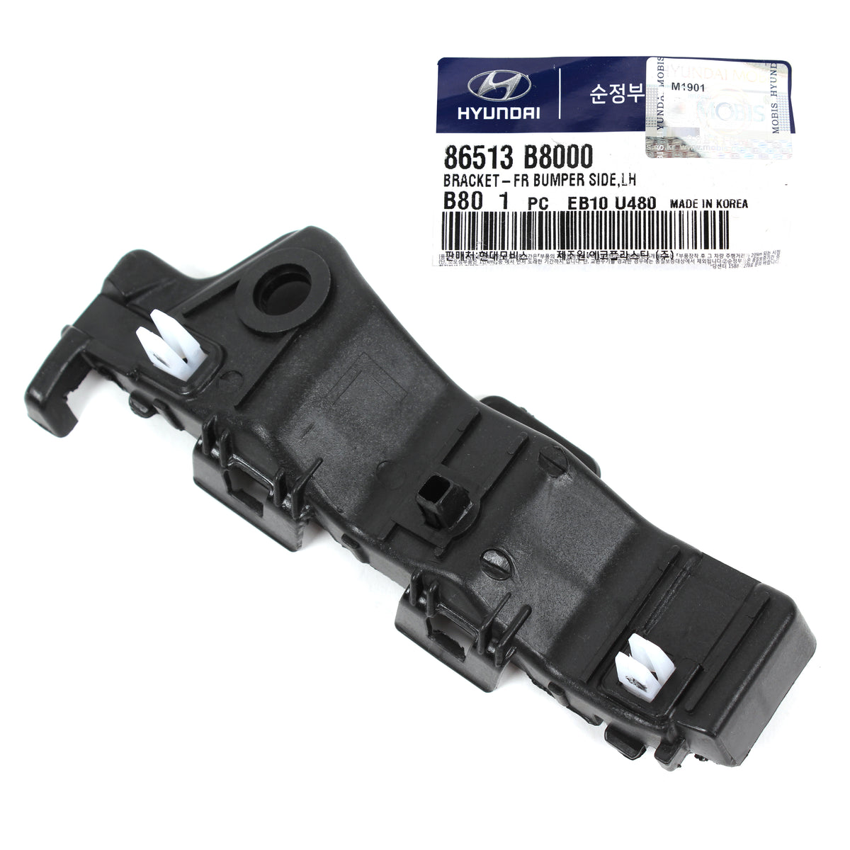 Front Bumper Bracket LEFT GENUINE for 2013-2018 Hyundai Santa Fe OEM 86513B8000