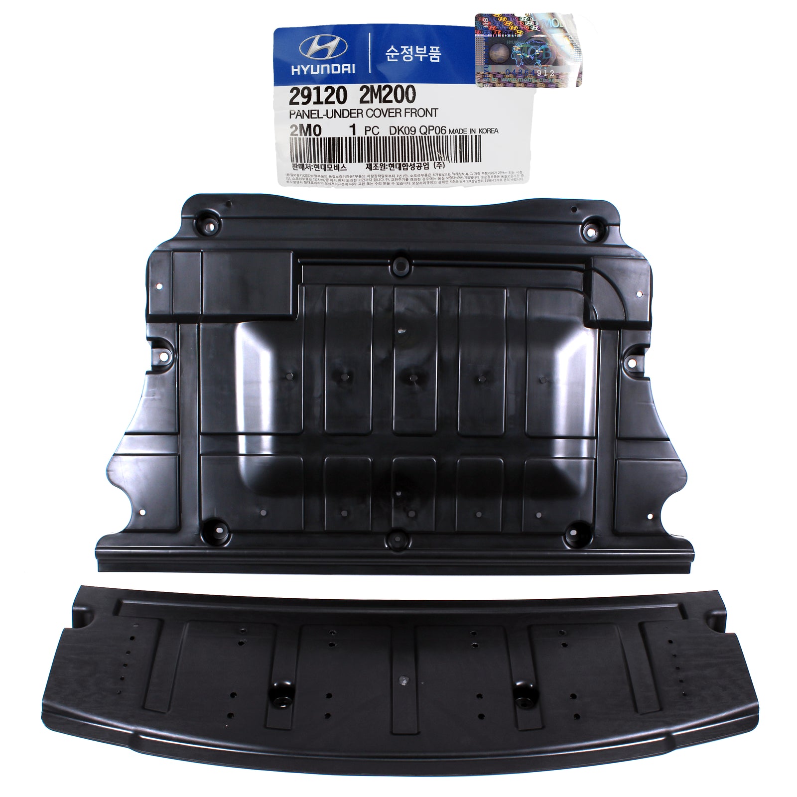 GENUINE Front Under Cover Panel for 10-12 Hyundai Genesis Coupe 291202M200