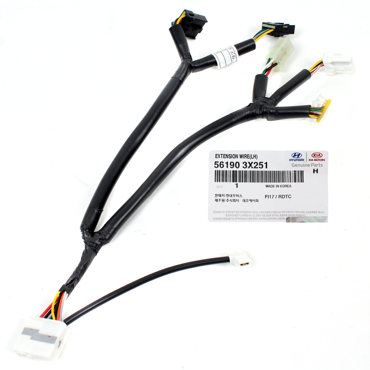 GENUINE Steering Wheel Bluetooth Buttons &amp; Wire for 11-16 Elantra 967003X500RY