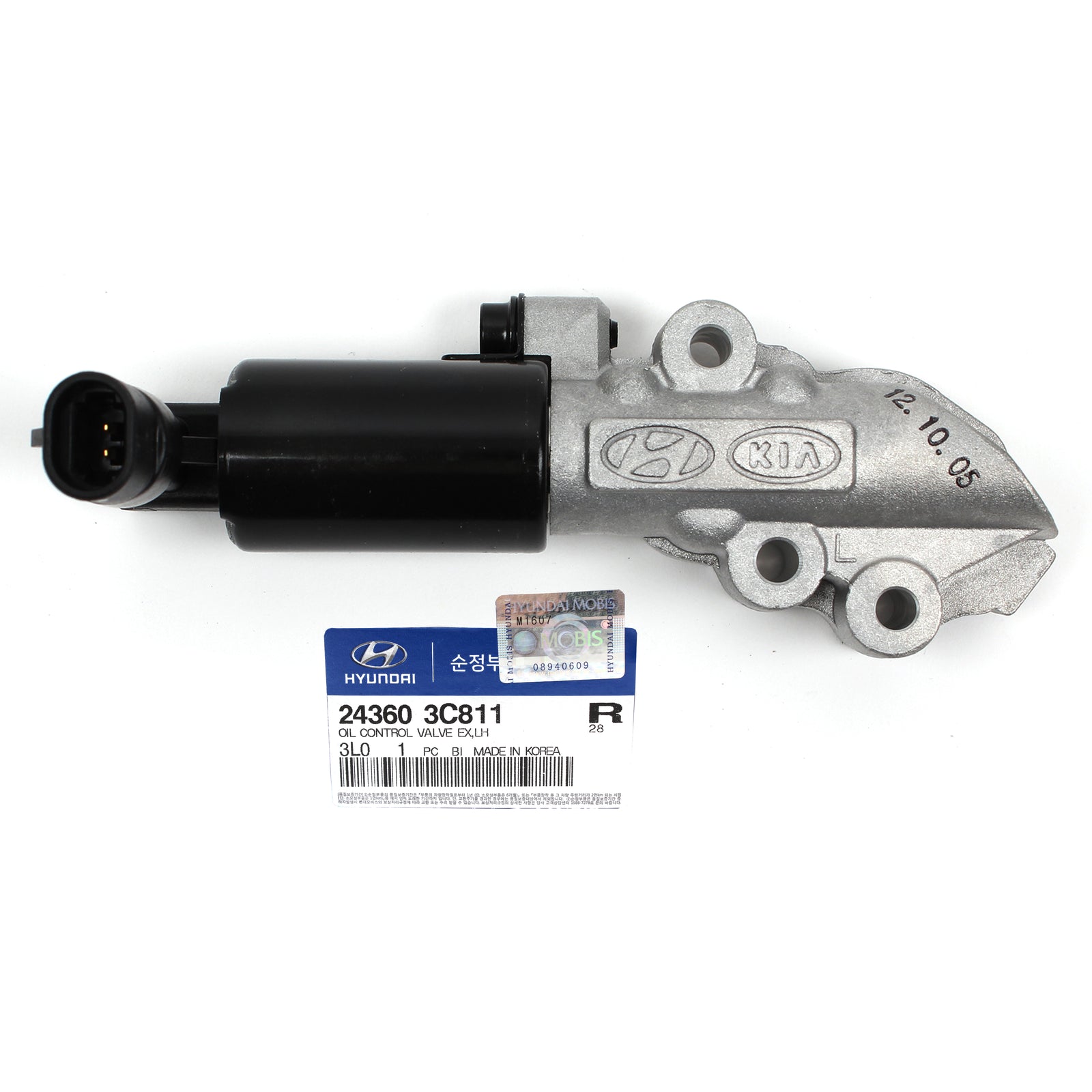 Fits 09 - 12 HYUNDAI / KIA 3.3L 3.8L  GENUINE OIL CONTROL VALVE EXHAUST LEFT SIDE 24360 3C811
