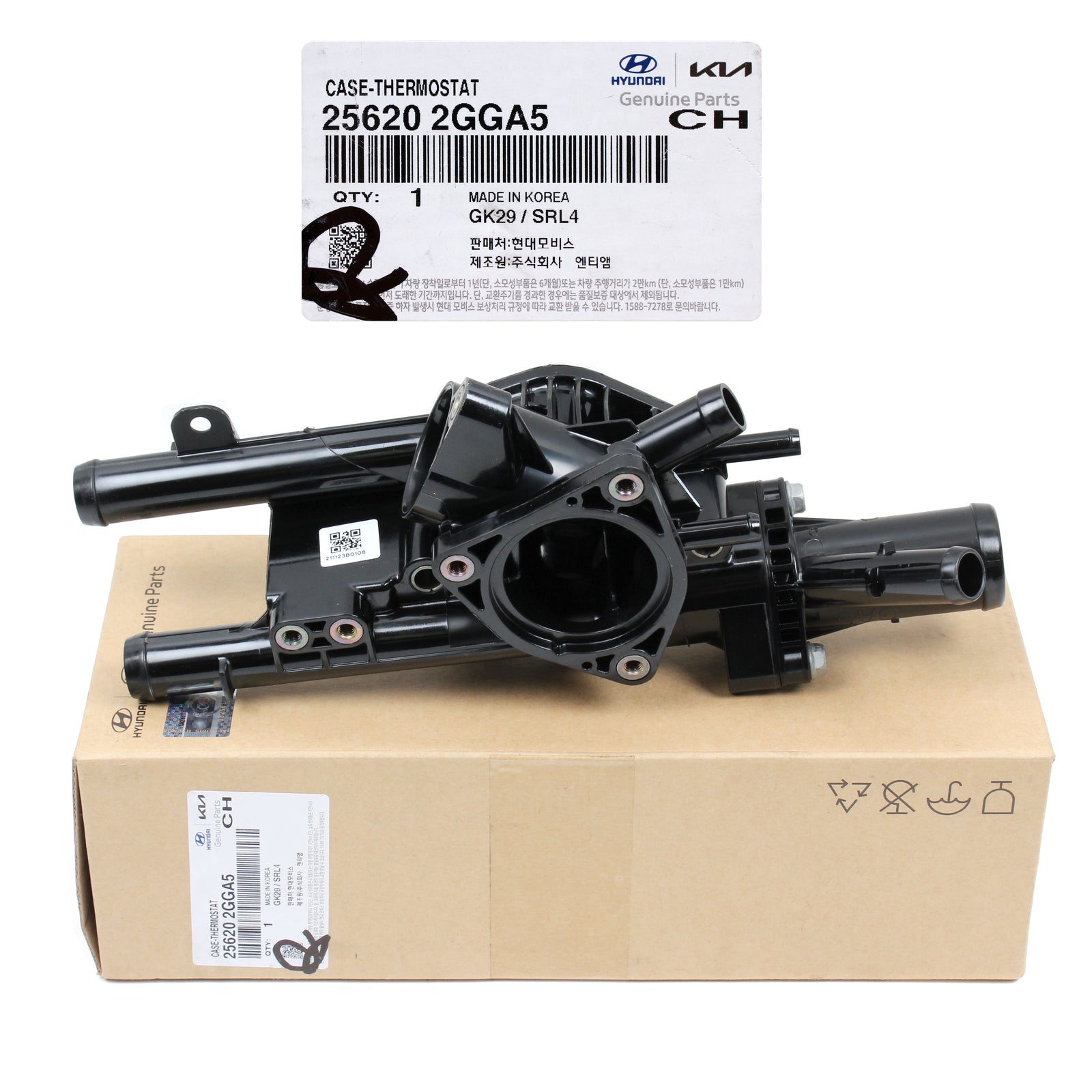 GENUINE Thermostat Housing for 15-20 Santa Fe Sonata Optima 2.4L 256202GGA5