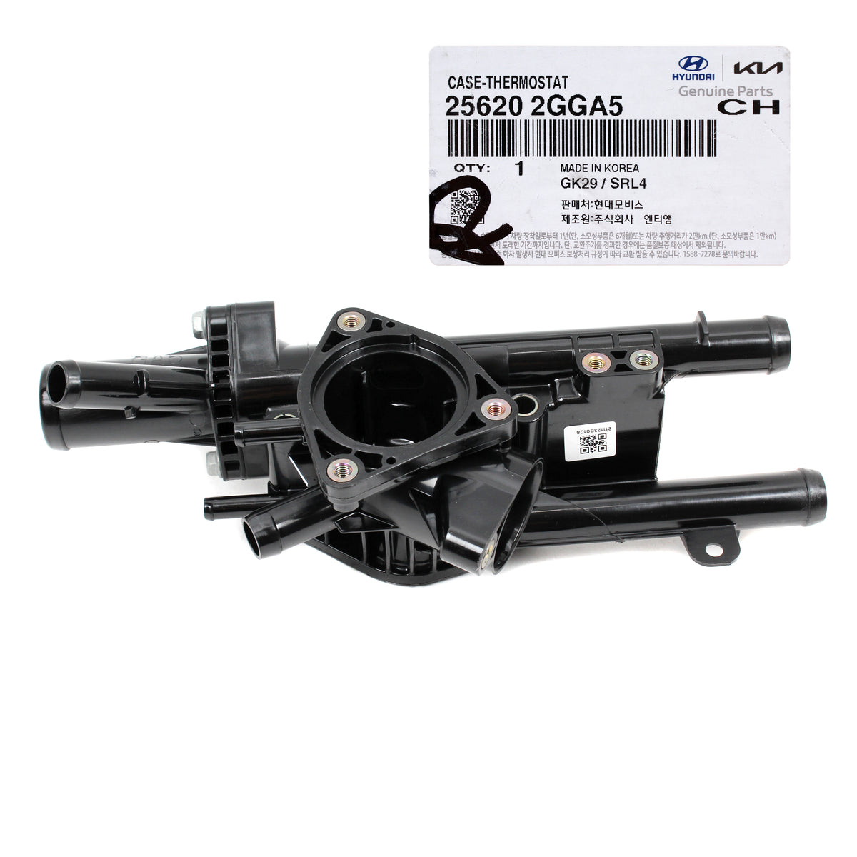 GENUINE Thermostat Housing for 15-20 Santa Fe Sonata Optima 2.4L 256202GGA5