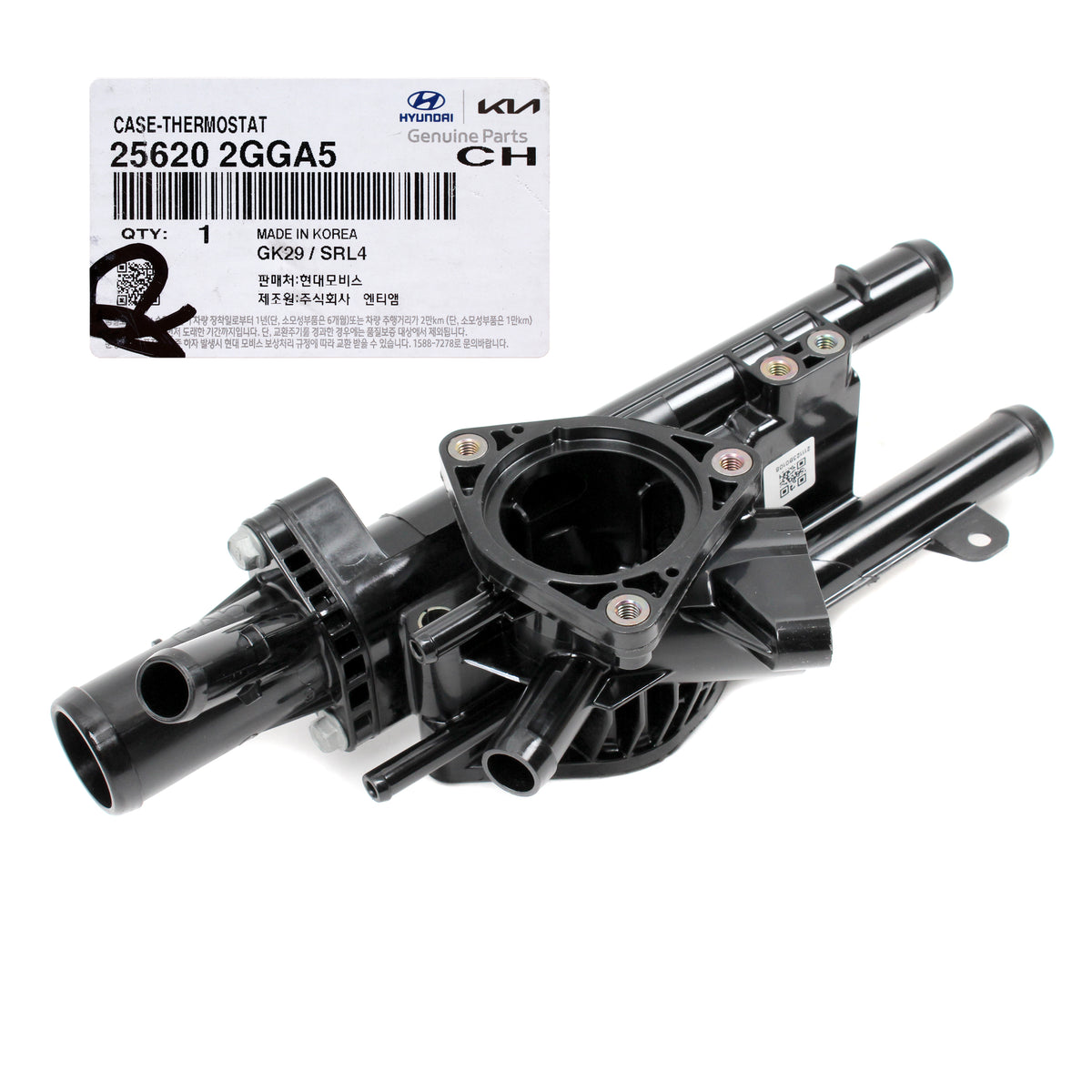 GENUINE Thermostat Housing for 15-20 Santa Fe Sonata Optima 2.4L 256202GGA5