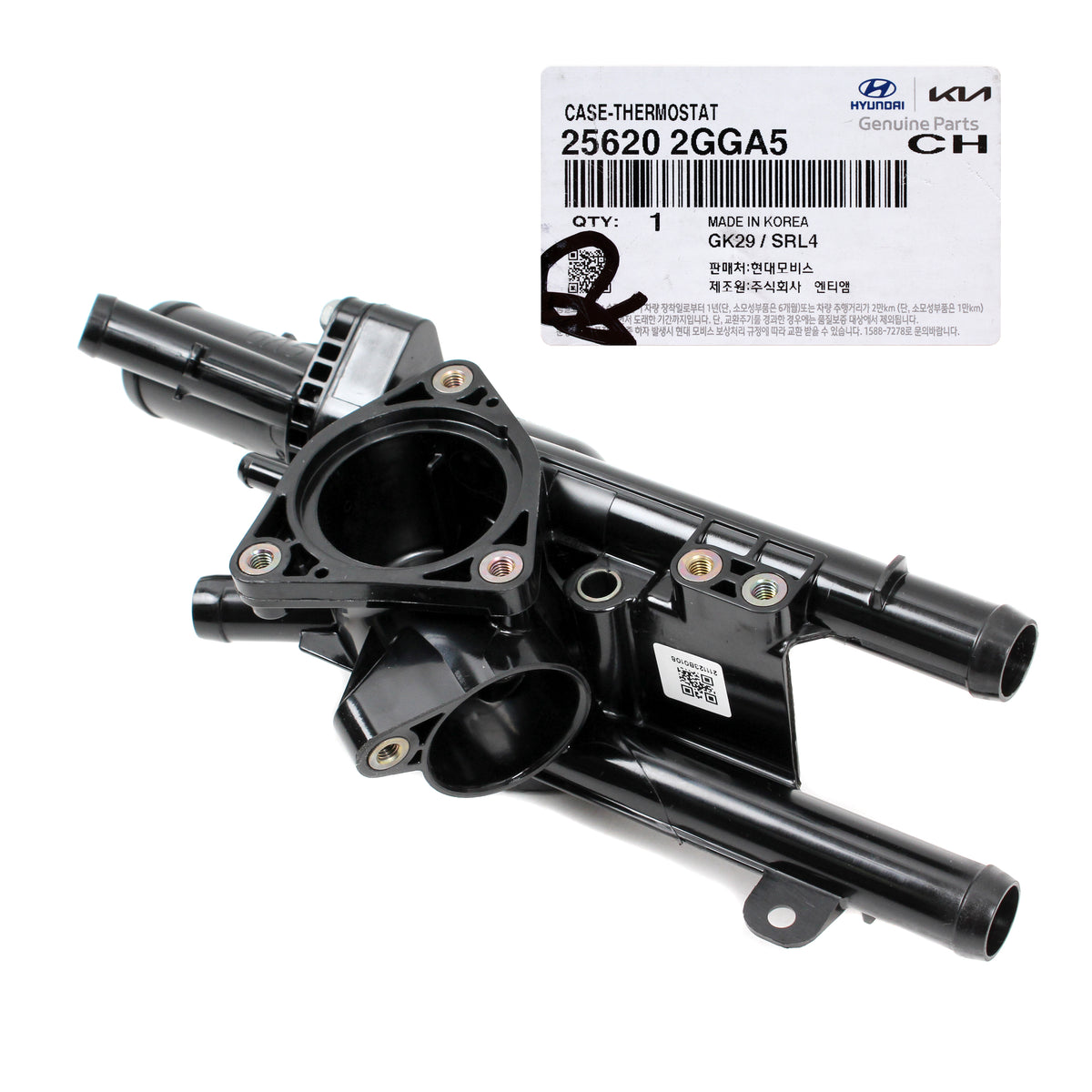 GENUINE Thermostat Housing for 15-20 Santa Fe Sonata Optima 2.4L 256202GGA5