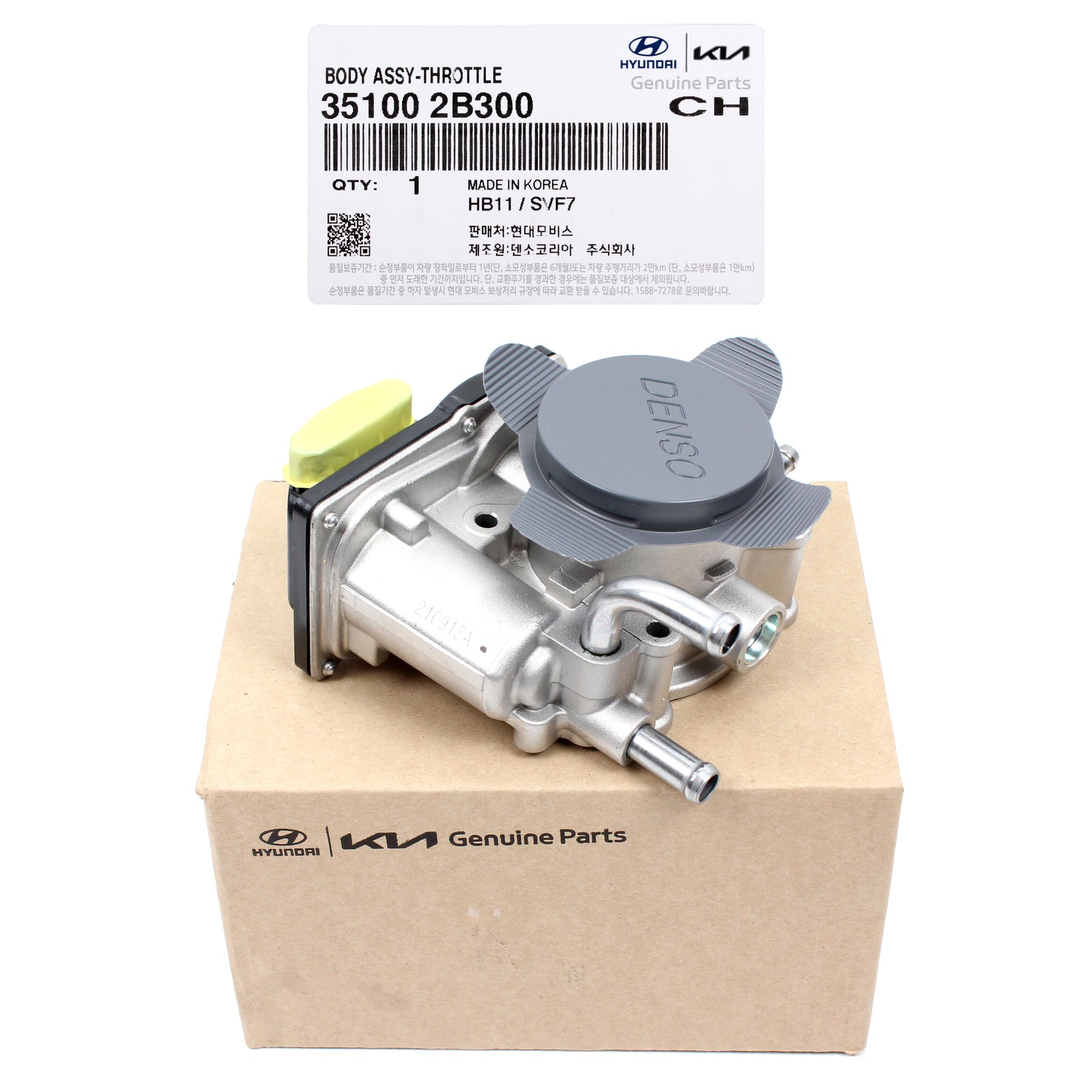 GENUINE Throttle Body for 2012-2019 Accent Veloster Rio Soul 1.6L 351002B300